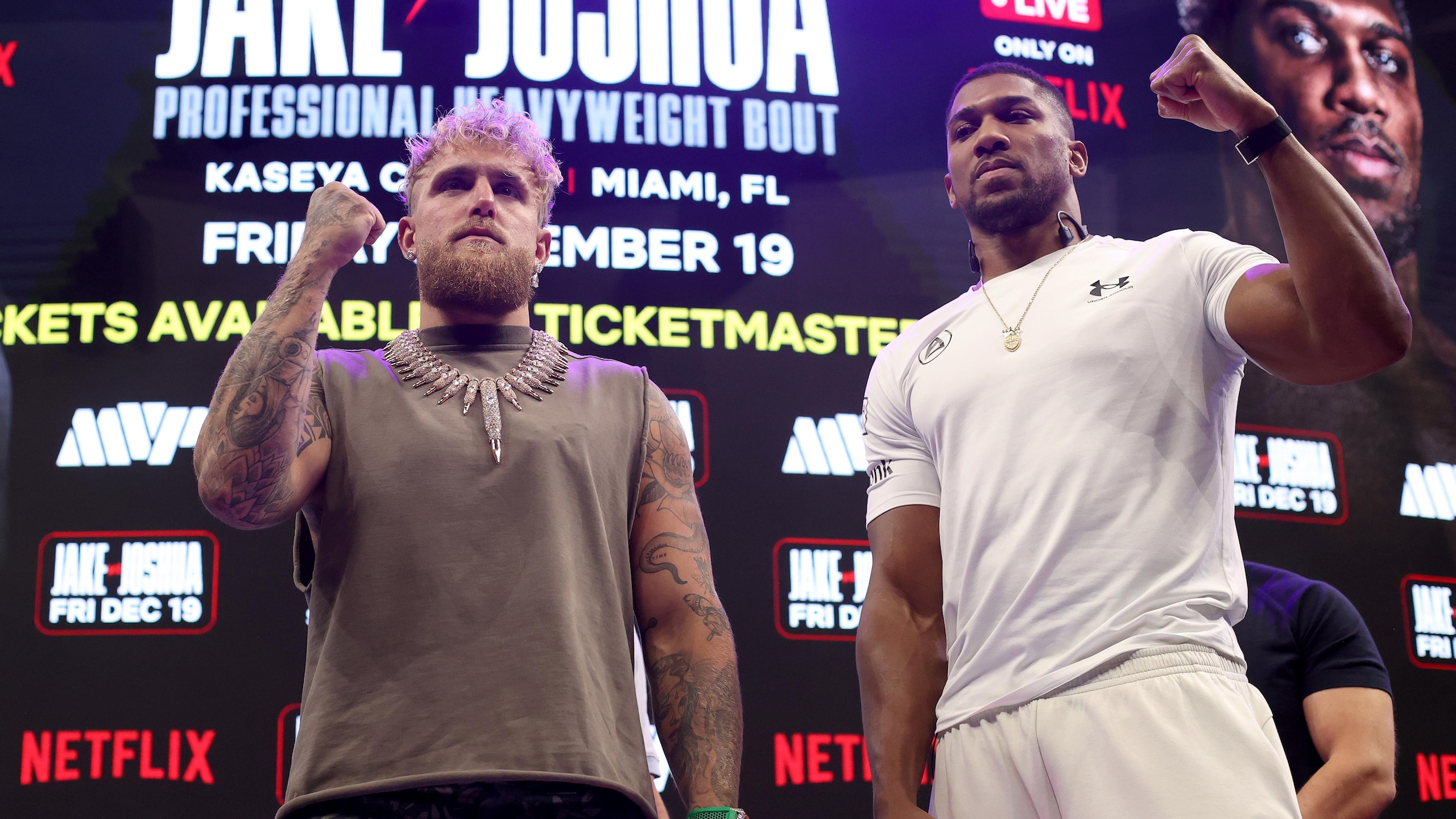 Jake Paul v Anthony Joshua - Press Conference
