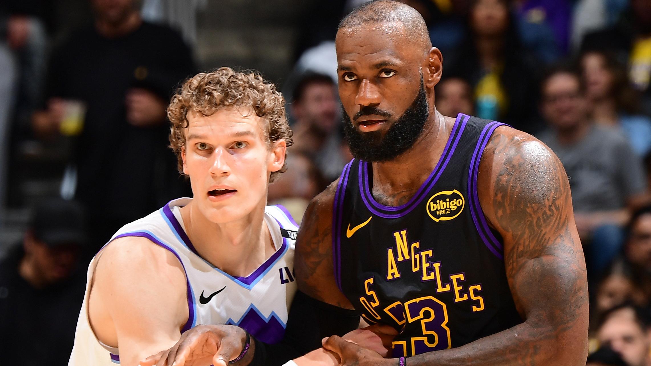 Utah Jazz v Los Angeles Lakers