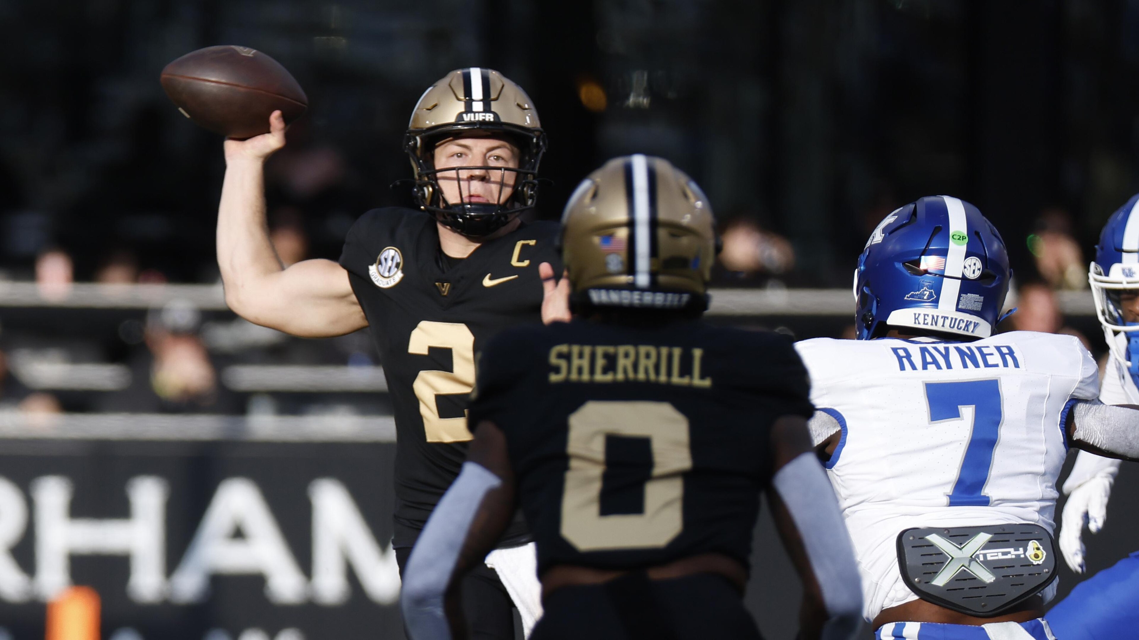 COLLEGE FOOTBALL: NOV 22 Kentucky at Vanderbilt