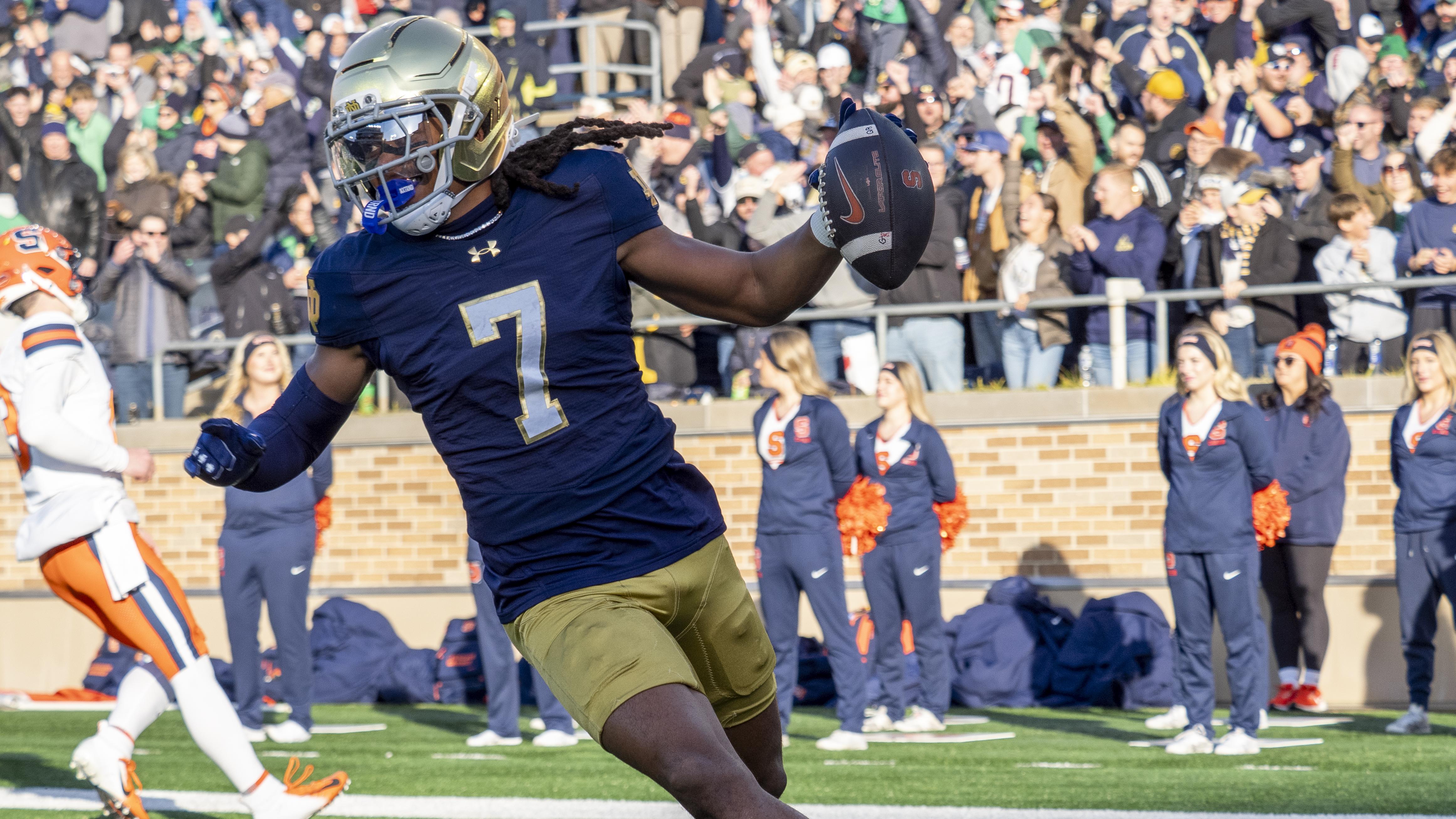 COLLEGE FOOTBALL: NOV 22 Syracuse at Notre Dame