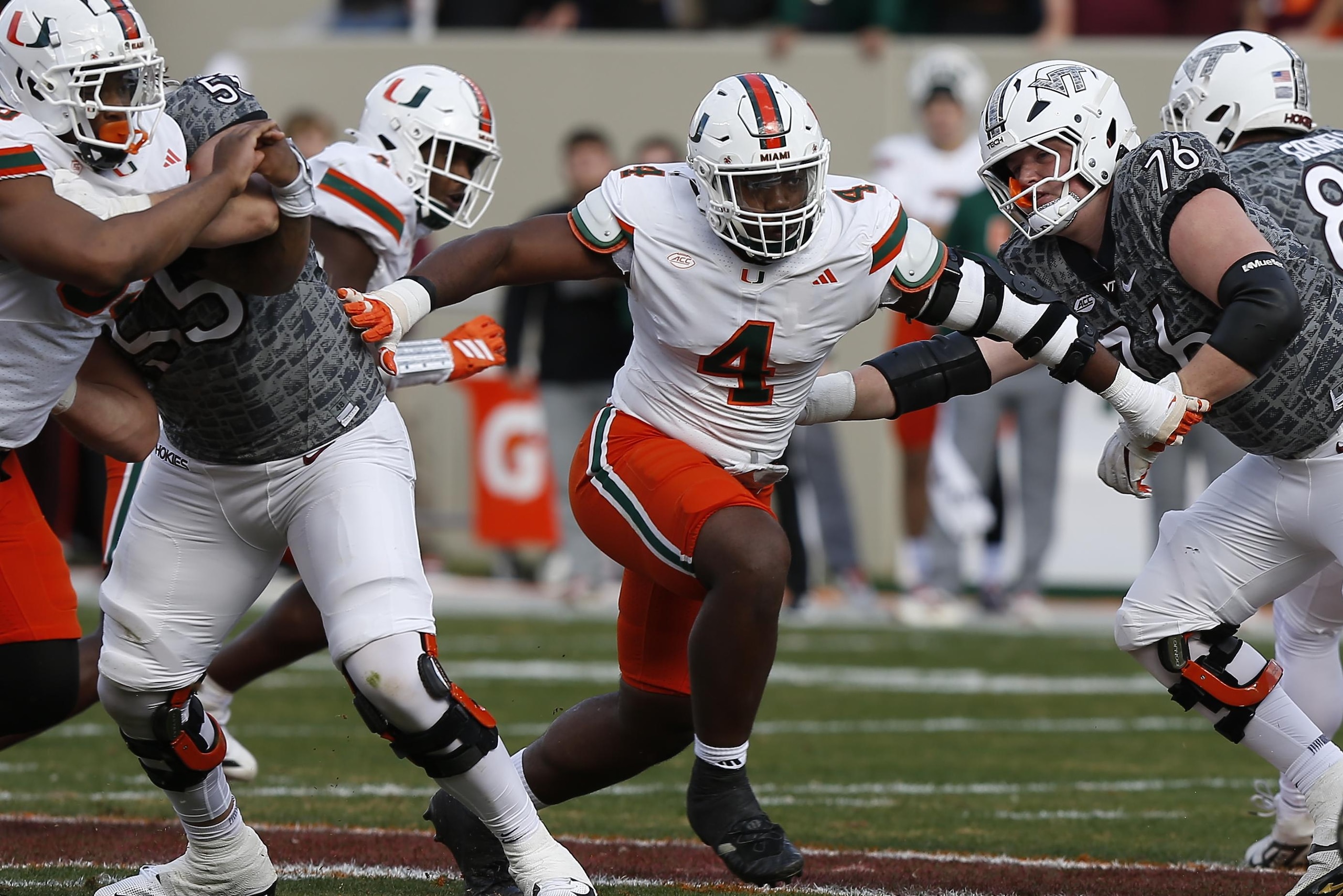 COLLEGE FOOTBALL: NOV 22 Miami at Virginia Tech COLLEGE FOOTBALL: NOV 22 Miami at Virginia Tech