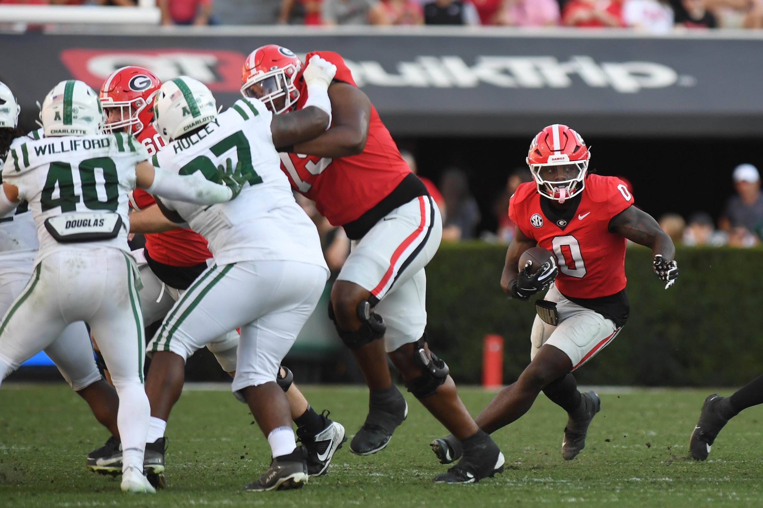 COLLEGE FOOTBALL: NOV 22 Charlotte at Georgia