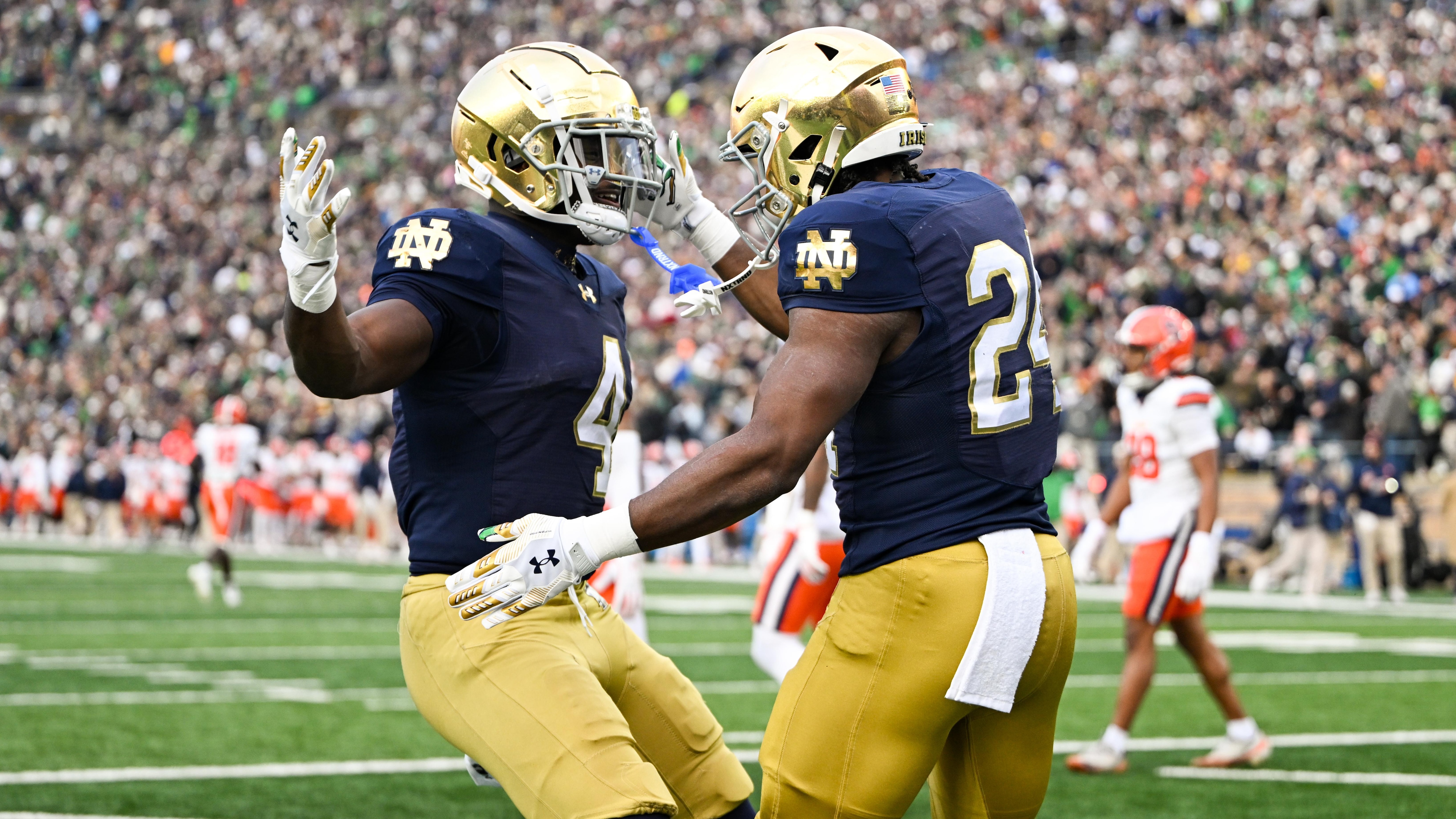 COLLEGE FOOTBALL: NOV 22 Syracuse at Notre Dame