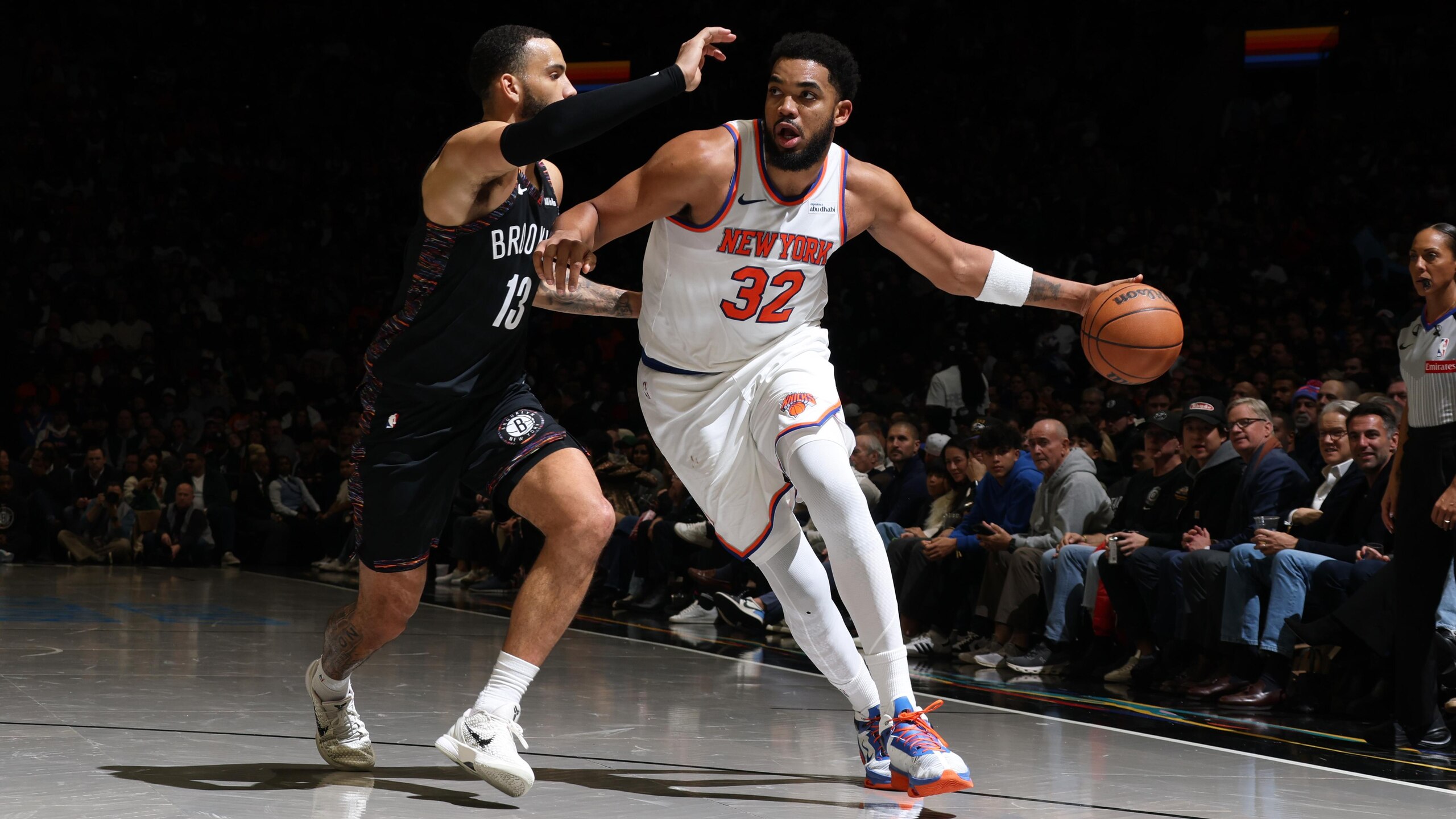 New York Knicks v Brooklyn Nets