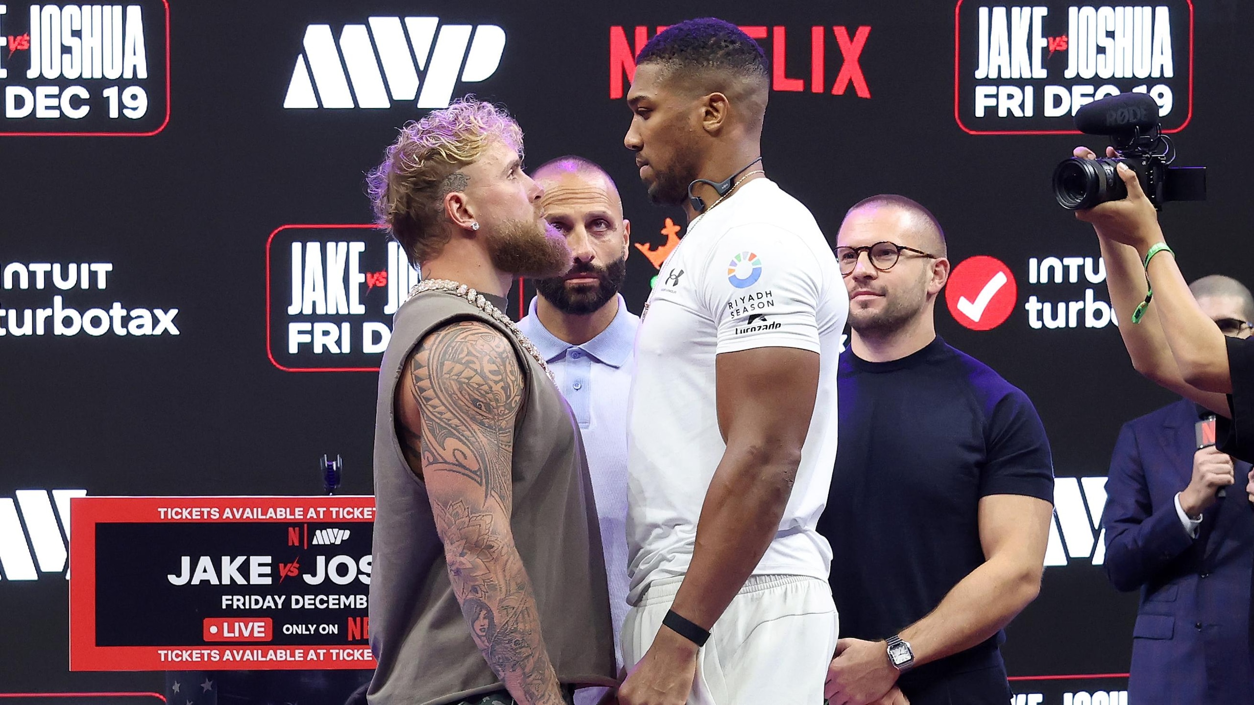 Jake Paul v Anthony Joshua - Press Conference