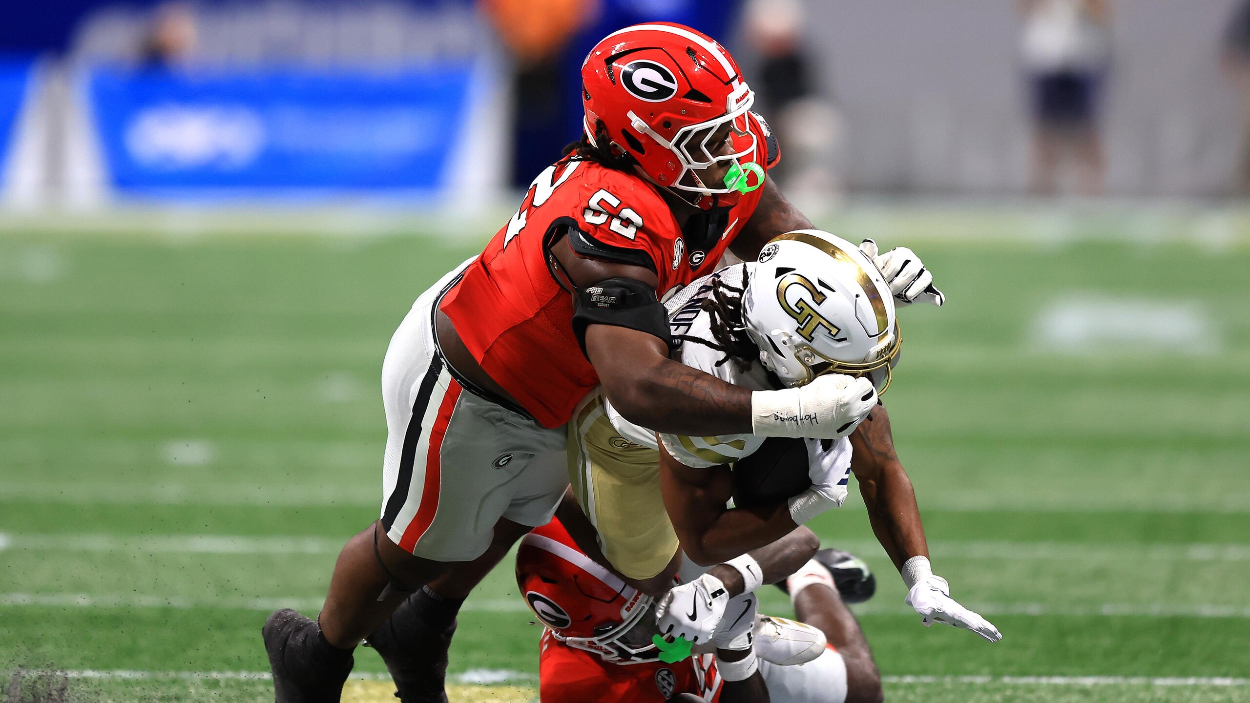 COLLEGE FOOTBALL: NOV 28 Invesco QQQ Atlanta Gridiron Classic Georgia vs Georgia Tech