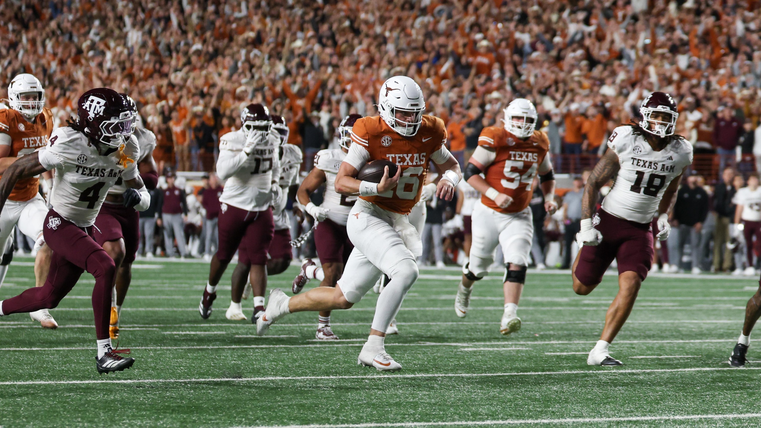 COLLEGE FOOTBALL: NOV 28 Texas A&M at Texas