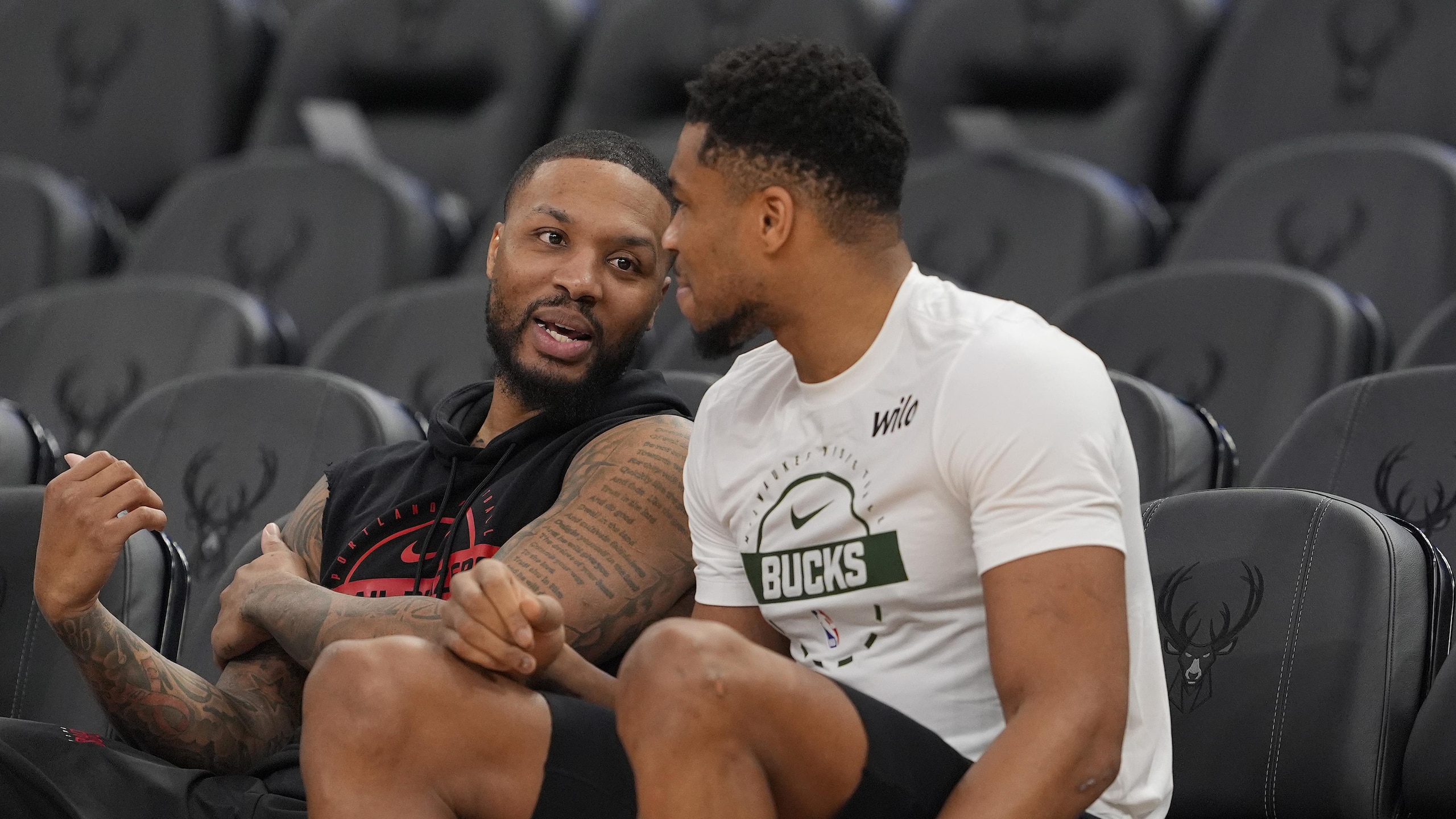 Portland Trail Blazers v Milwaukee Bucks Portland Trail Blazers v Milwaukee Bucks