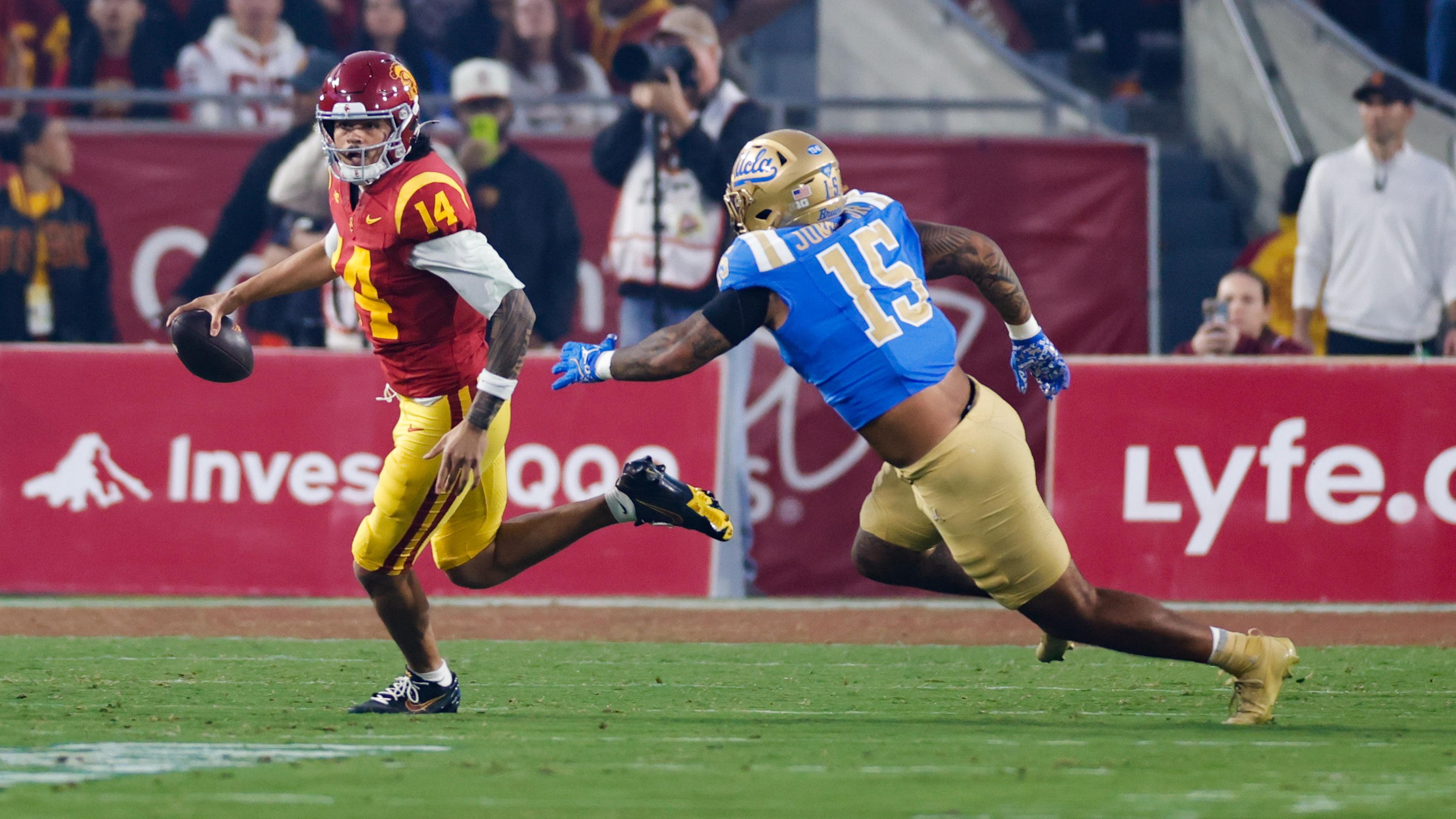 COLLEGE FOOTBALL: NOV 29 UCLA at USC