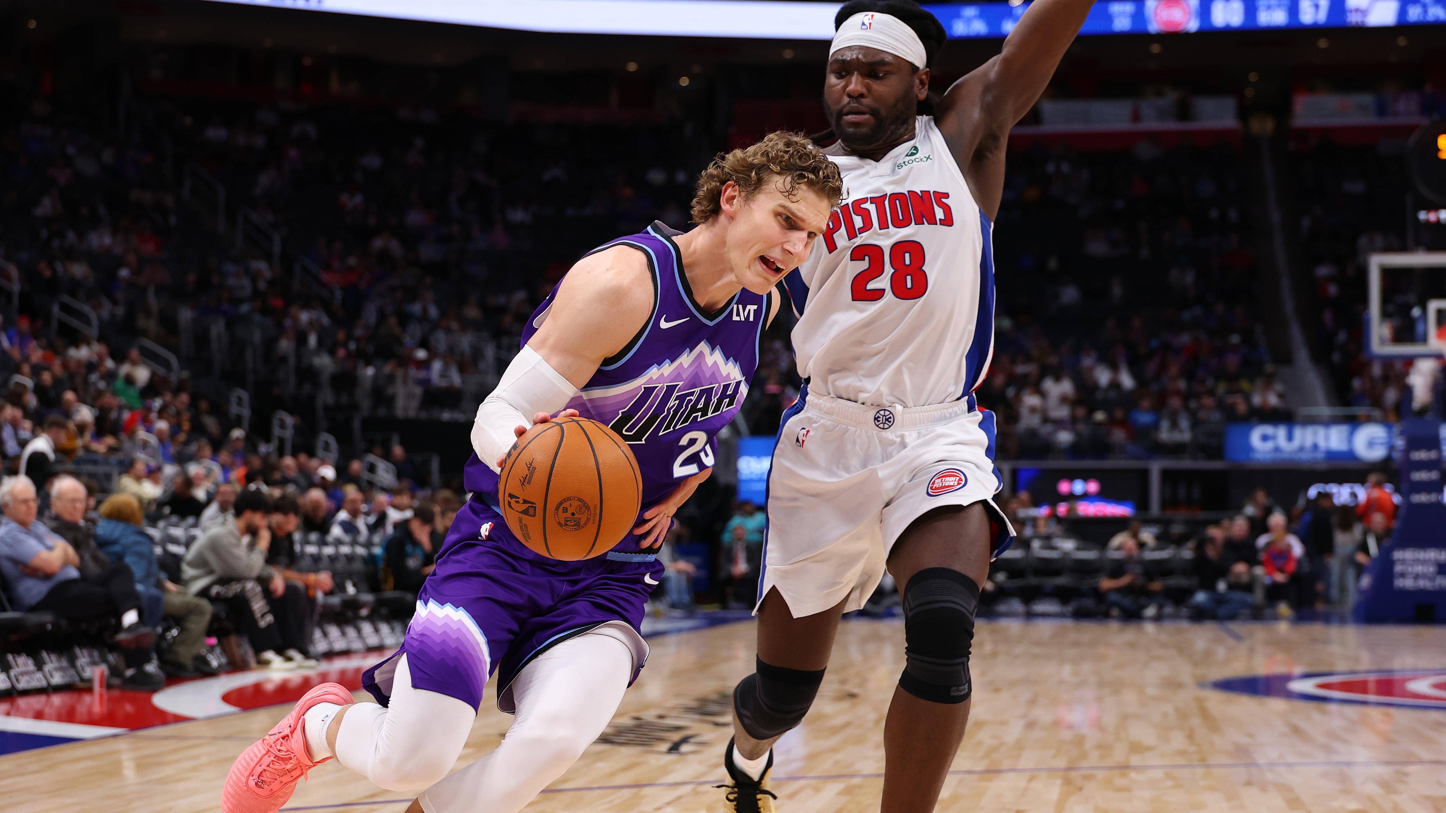 Utah Jazz v Detroit Pistons
