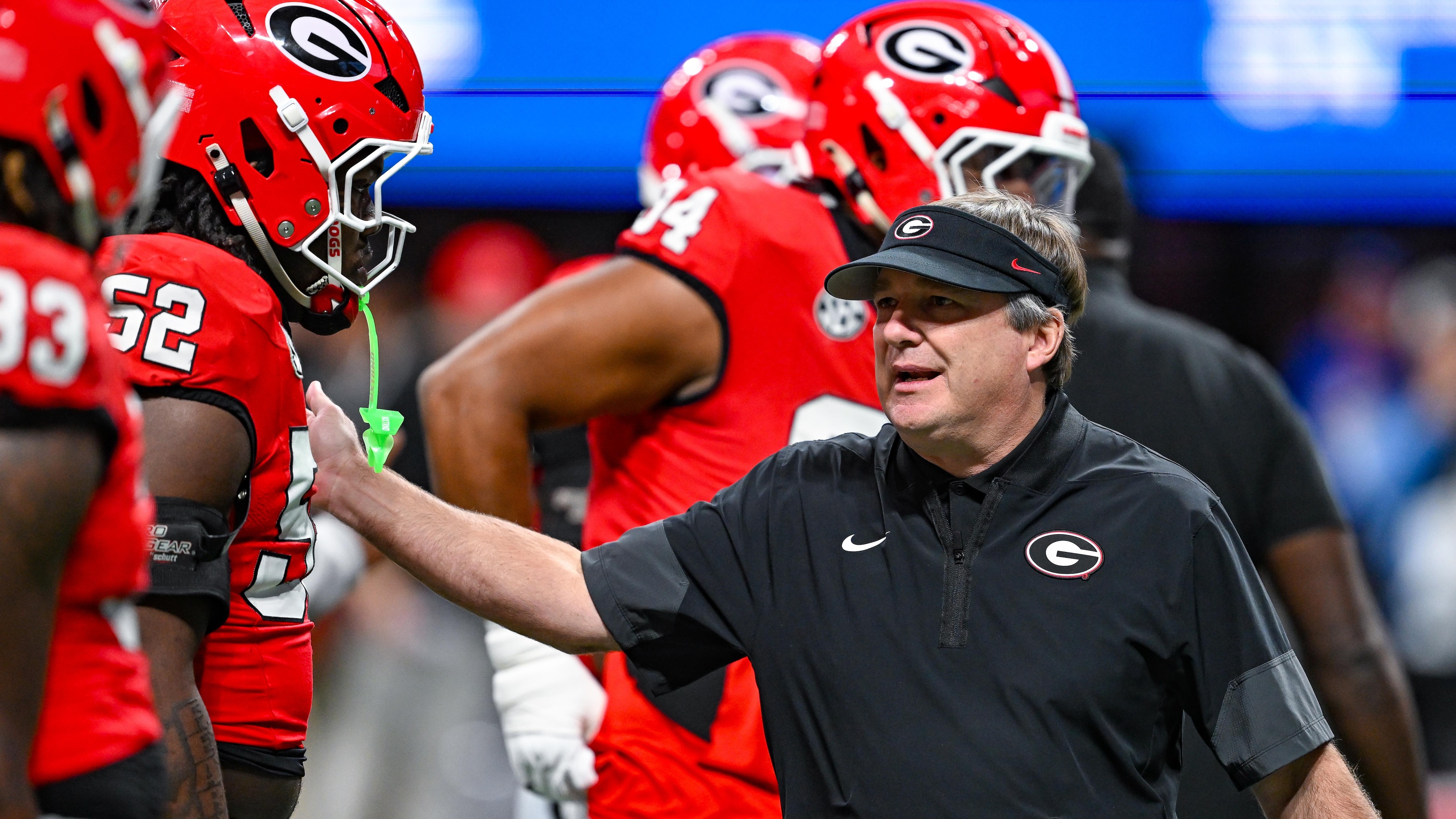 COLLEGE FOOTBALL: NOV 28 Invesco QQQ Atlanta Gridiron Classic Georgia vs Georgia Tech COLLEGE FOOTBALL: NOV 28 Invesco QQQ Atlanta Gridiron Classic Georgia vs Georgia Tech