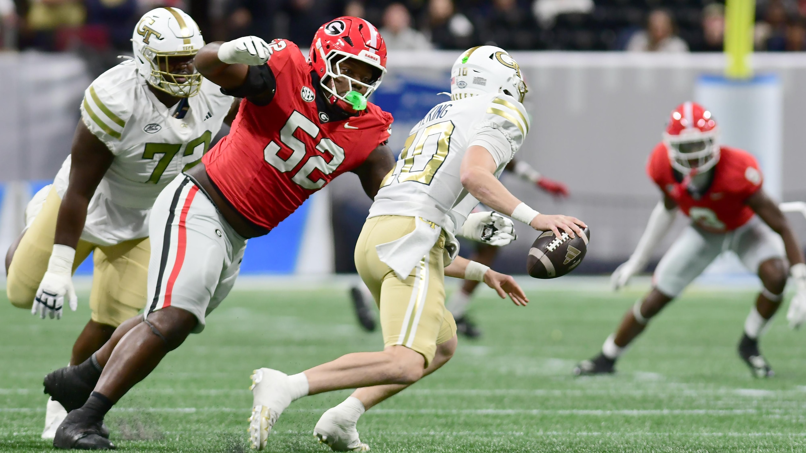 2025 Invesco QQQ Atlanta Gridiron Classic - Georgia v Georgia Tech 2025 Invesco QQQ Atlanta Gridiron Classic - Georgia v Georgia Tech