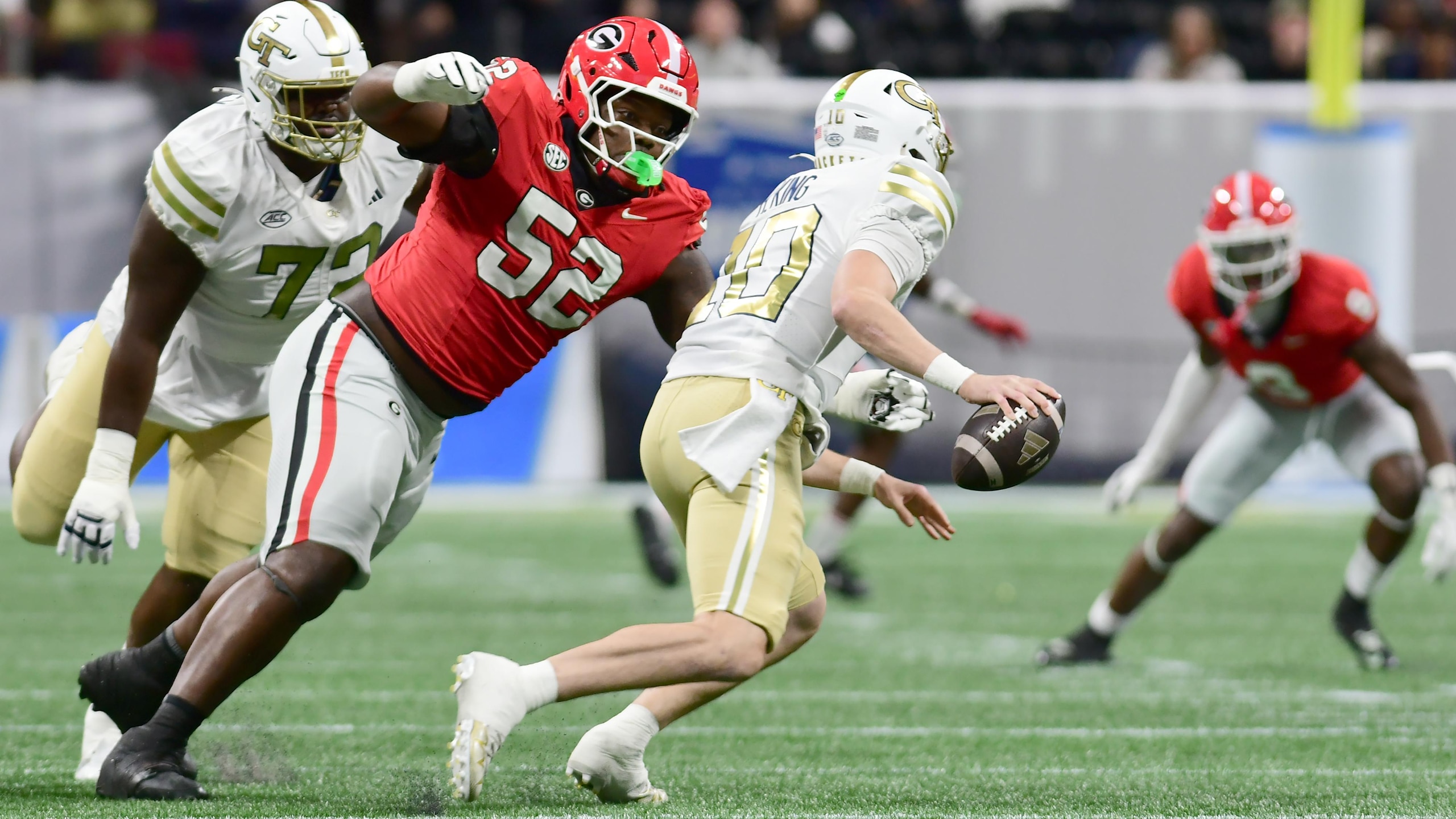 2025 Invesco QQQ Atlanta Gridiron Classic - Georgia v Georgia Tech 2025 Invesco QQQ Atlanta Gridiron Classic - Georgia v Georgia Tech