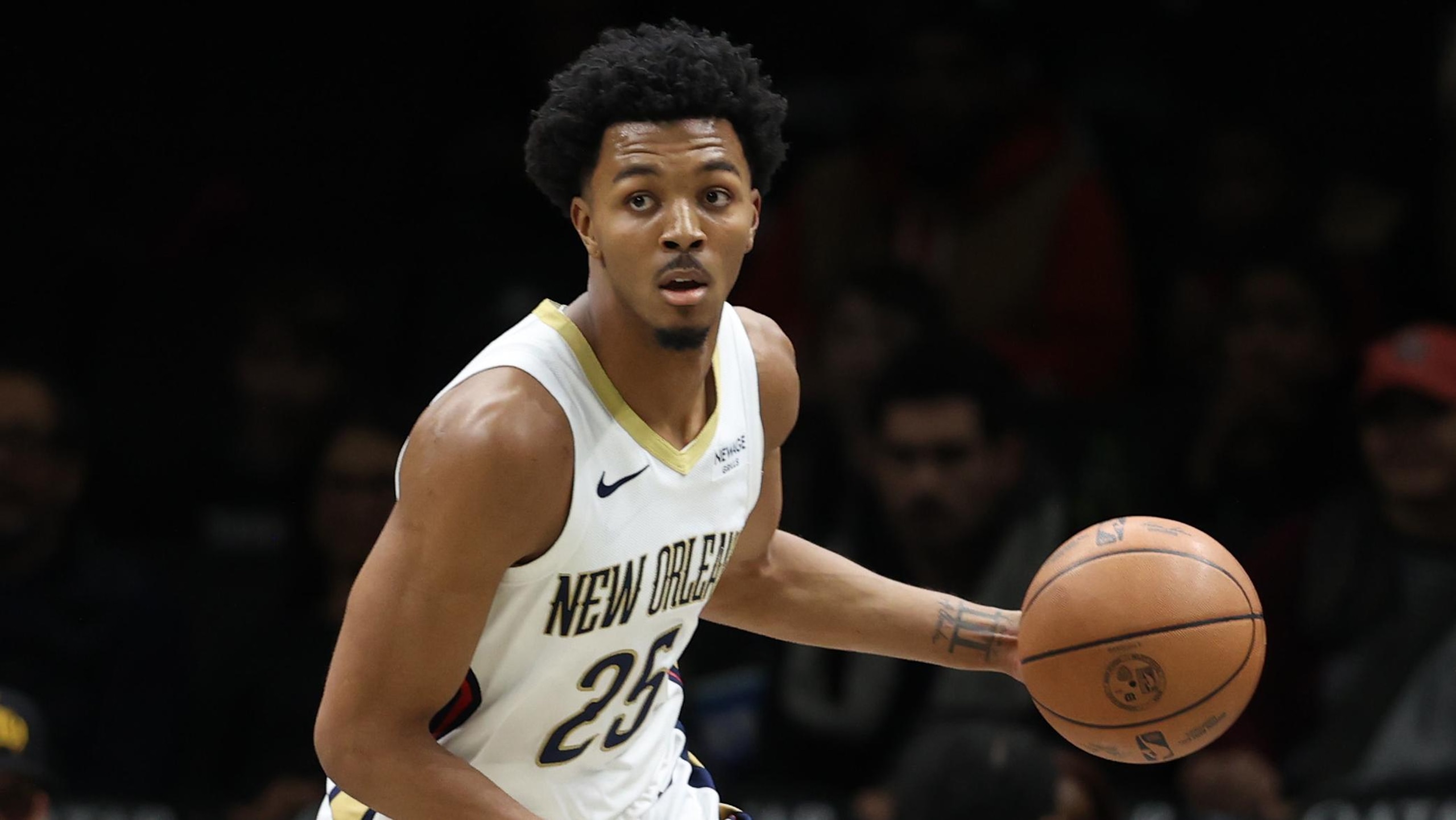New Orleans Pelicans v Brooklyn Nets New Orleans Pelicans v Brooklyn Nets
