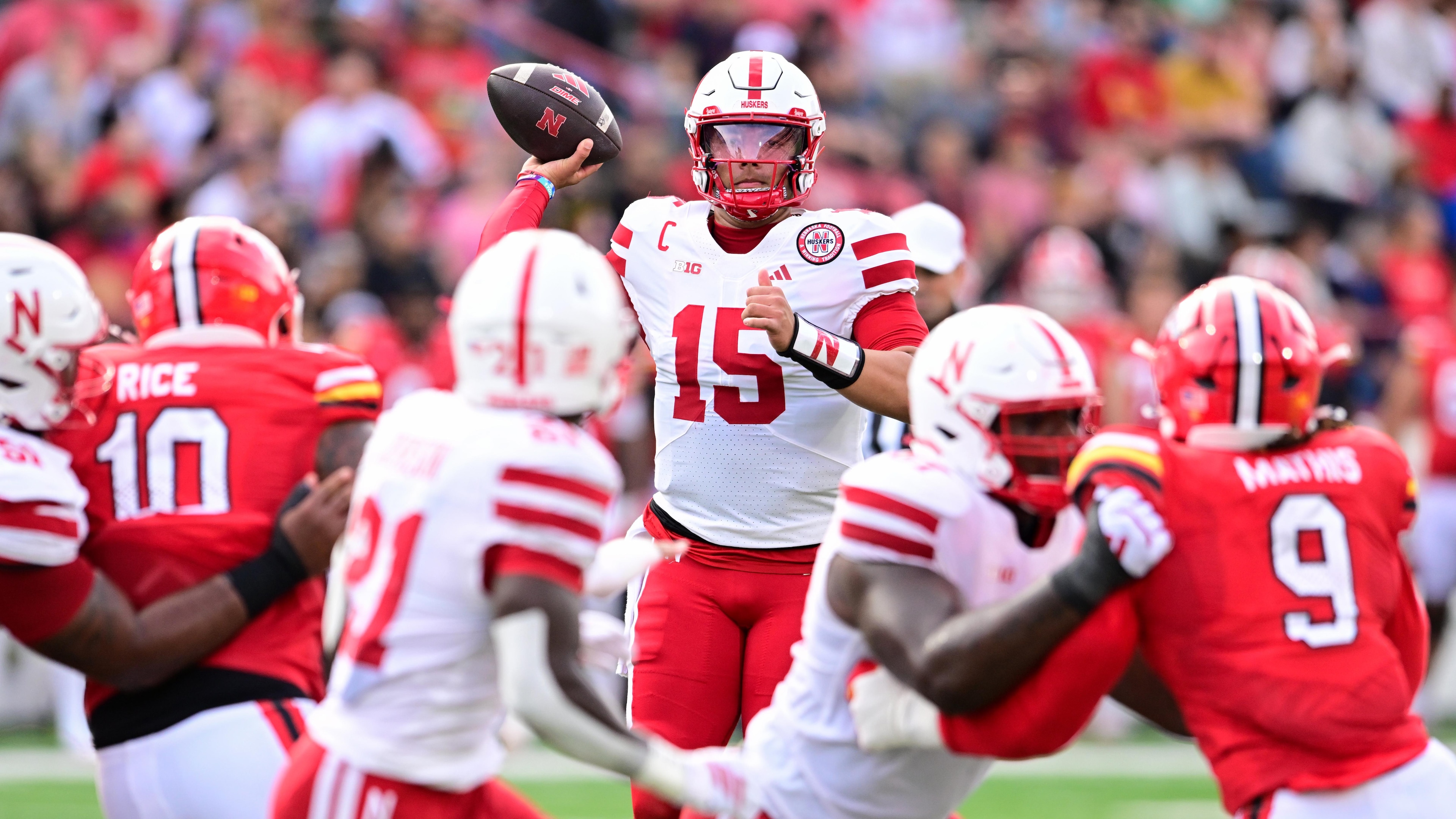 Nebraska Cornhuskers v Maryland Terrapins Nebraska Cornhuskers v Maryland Terrapins