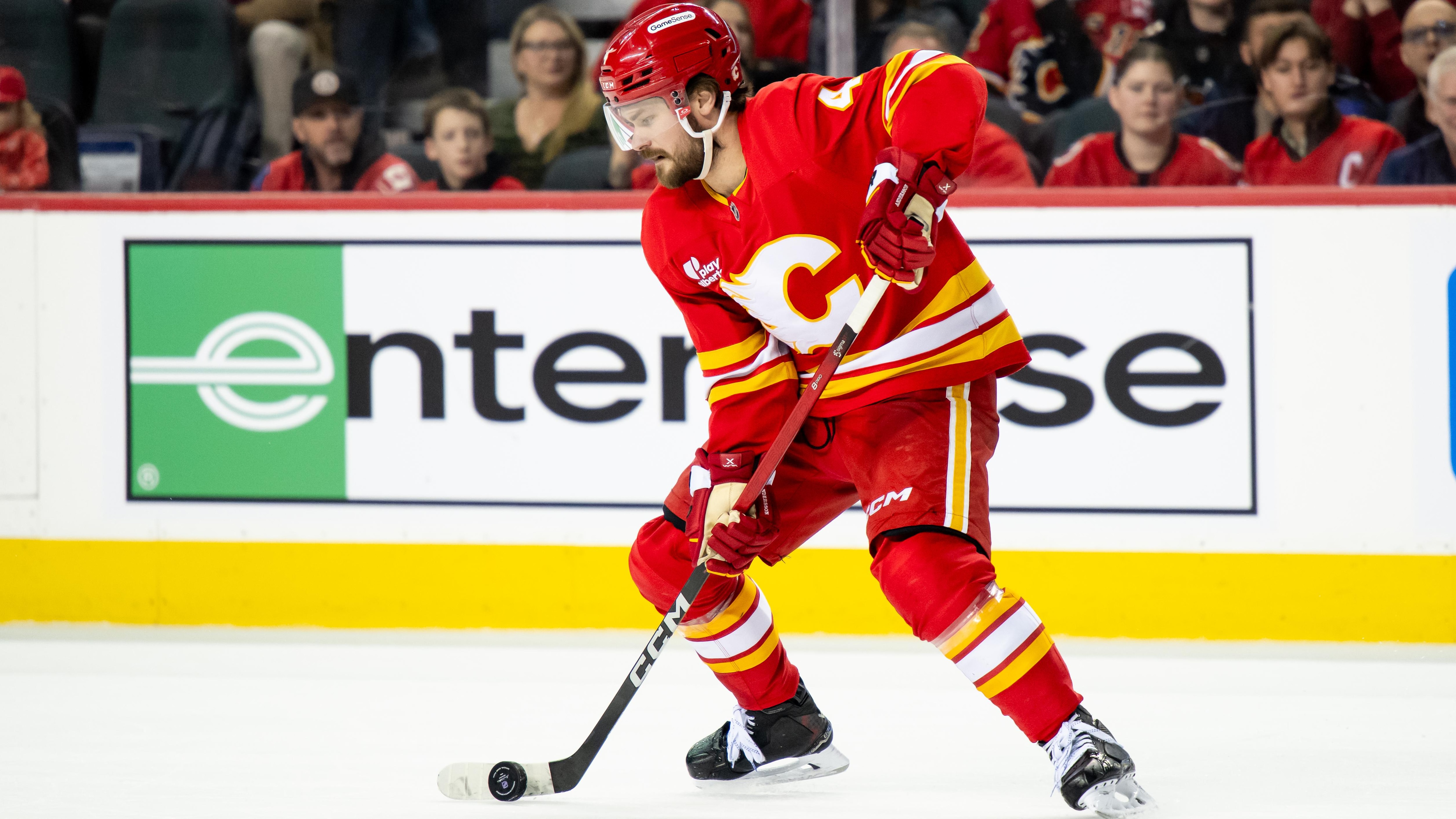 NHL: DEC 10 Red Wings at Flames