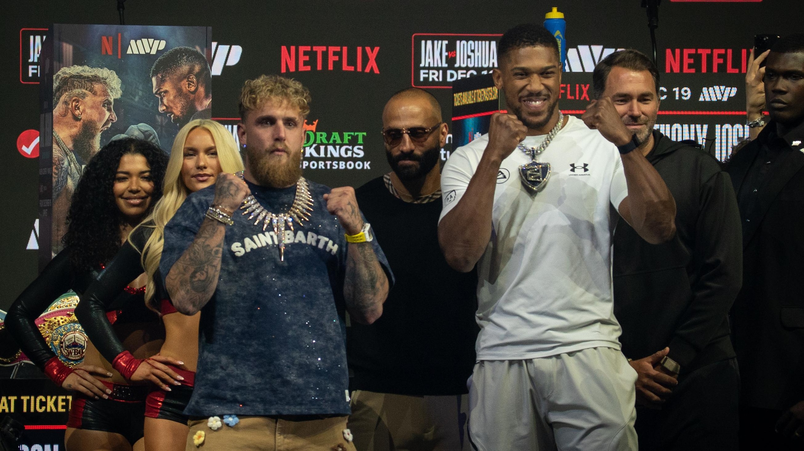 Jake Paul v Anthony Joshua - Press Conference