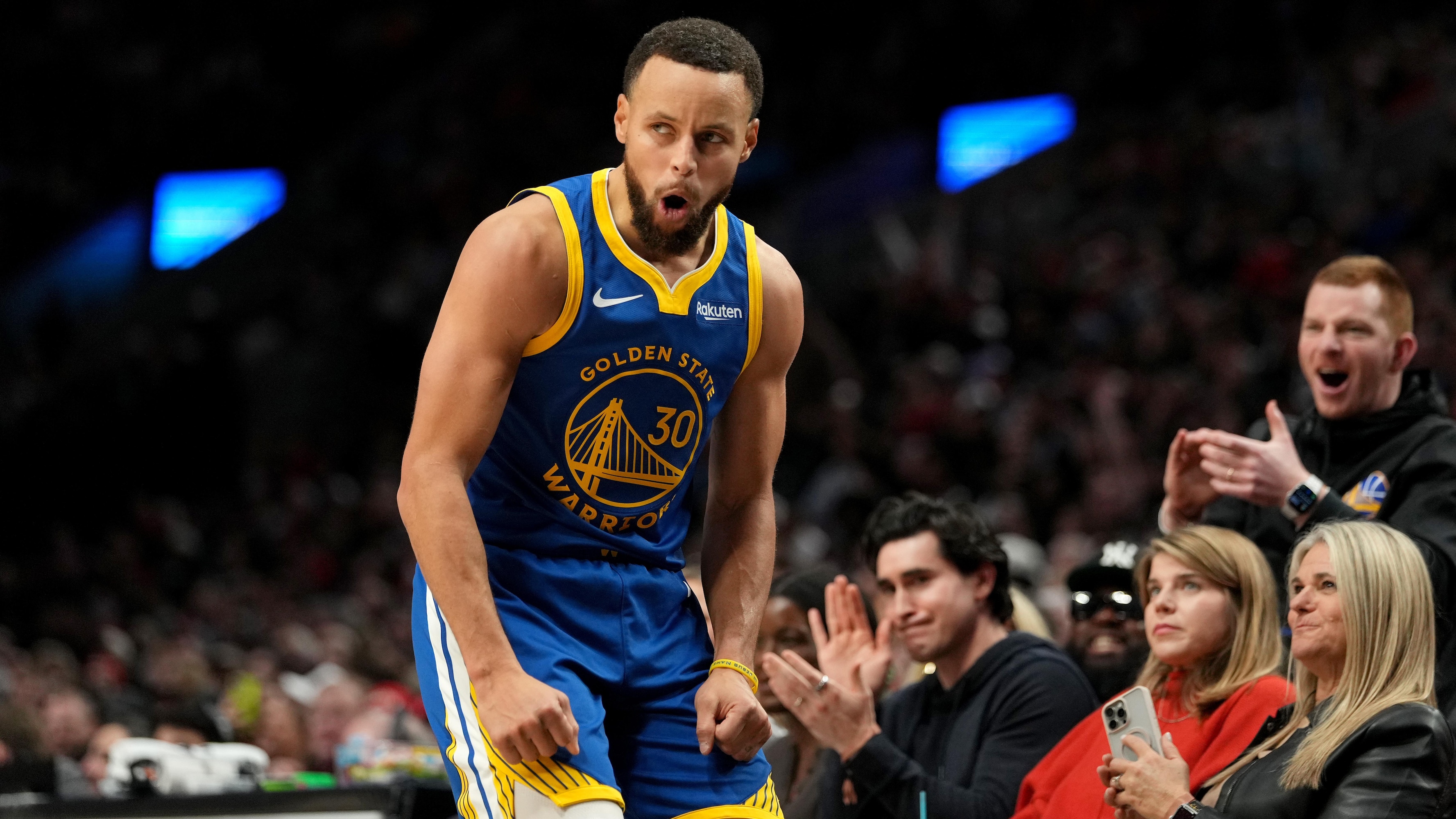 Steph Curry Rocks A'ja Wilson, Kobe Bryant, Brandon Roy Shoes to Warriors vs. Blazers
