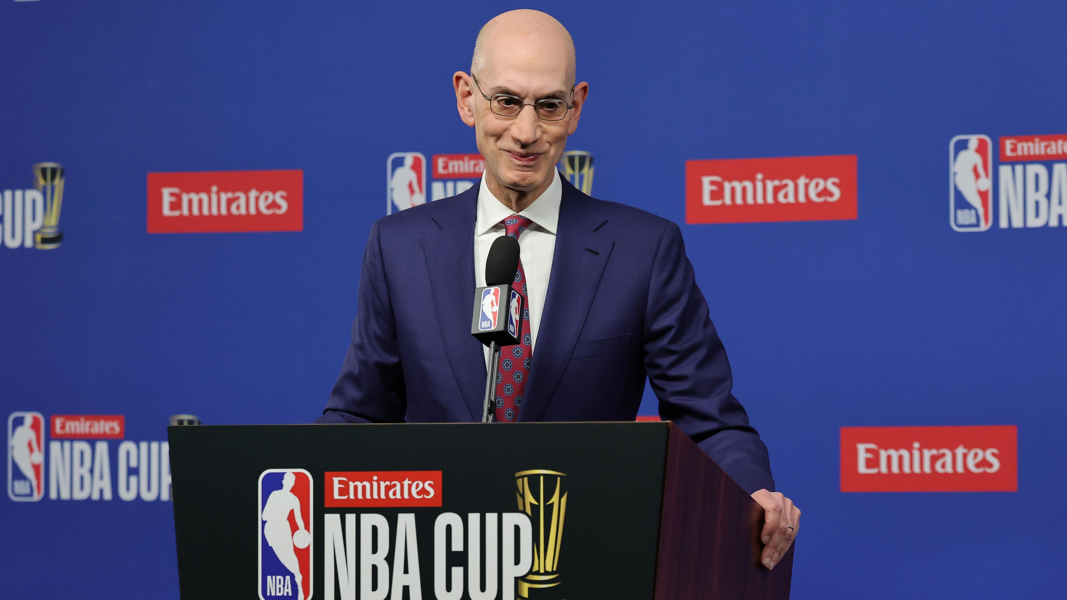 Adam Silver Discusses 'Unique Locations' Eyed for Future NBA Cup Finals Matchups