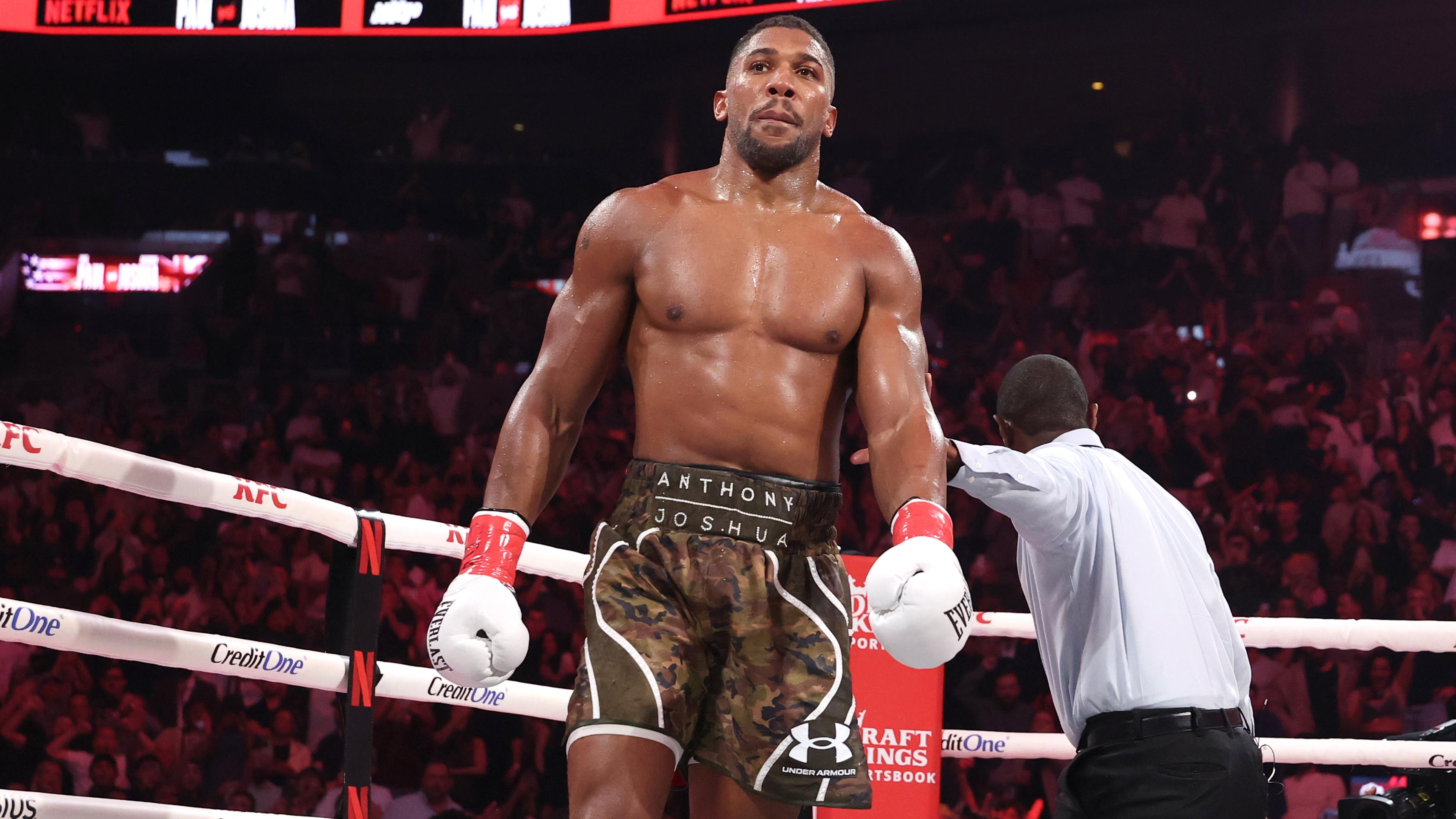 Anthony Joshua Calls Out Tyson Fury on Video After KO of Jake Paul in  Boxing Fight