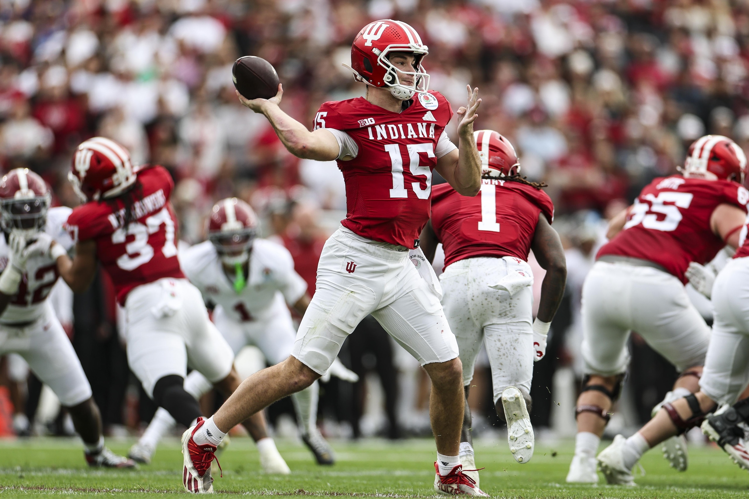 College Football Playoff Quarterfinal - Rose Bowl Presented by Prudential: Alabama v Indiana College Football Playoff Quarterfinal - Rose Bowl Presented by Prudential: Alabama v Indiana