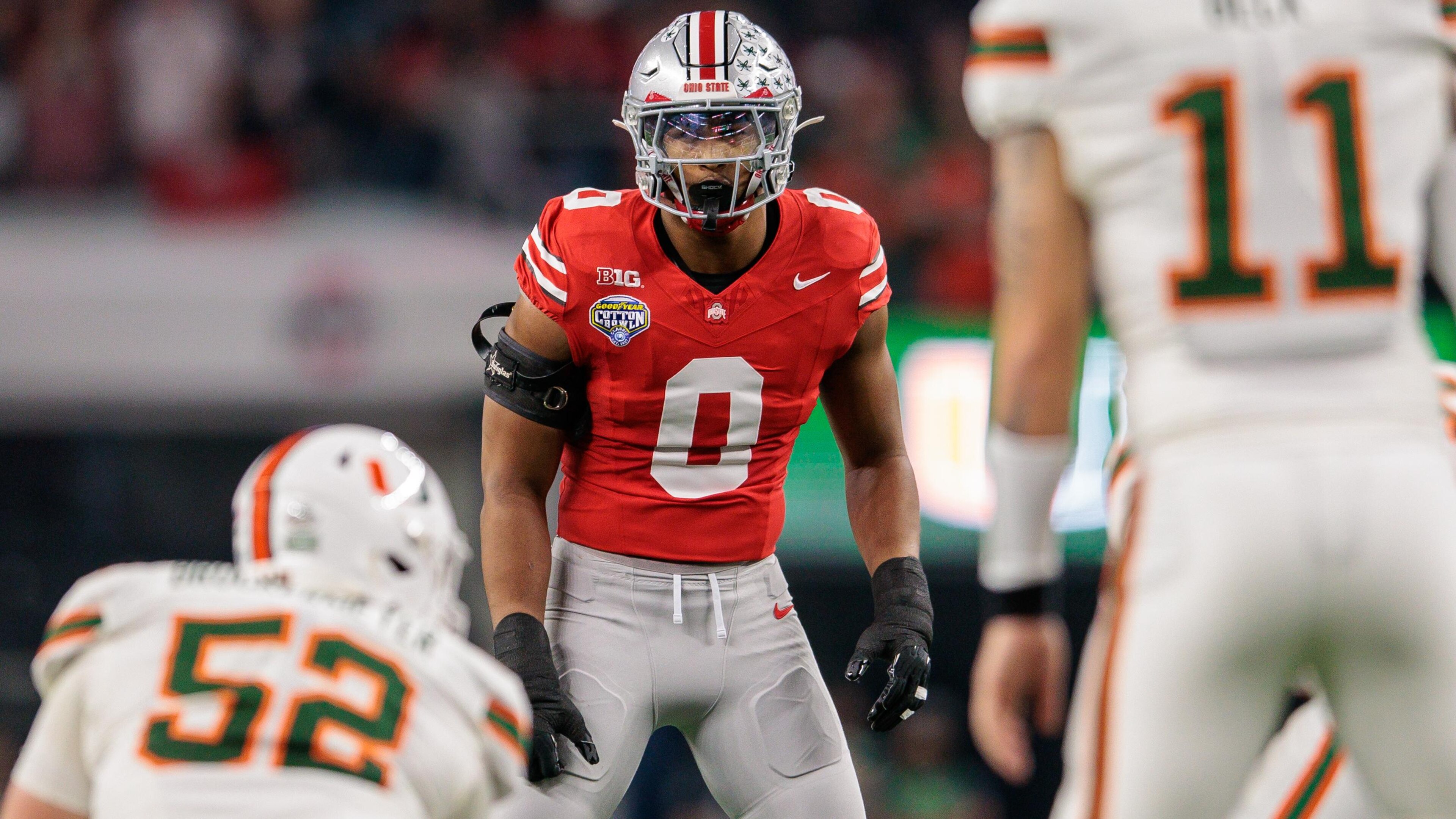 COLLEGE FOOTBALL: DEC 31 College Football Playoff Quarterfinal at the Goodyear Cotton Bowl Classic Miami vs Ohio State COLLEGE FOOTBALL: DEC 31 College Football Playoff Quarterfinal at the Goodyear Cotton Bowl Classic Miami vs Ohio State