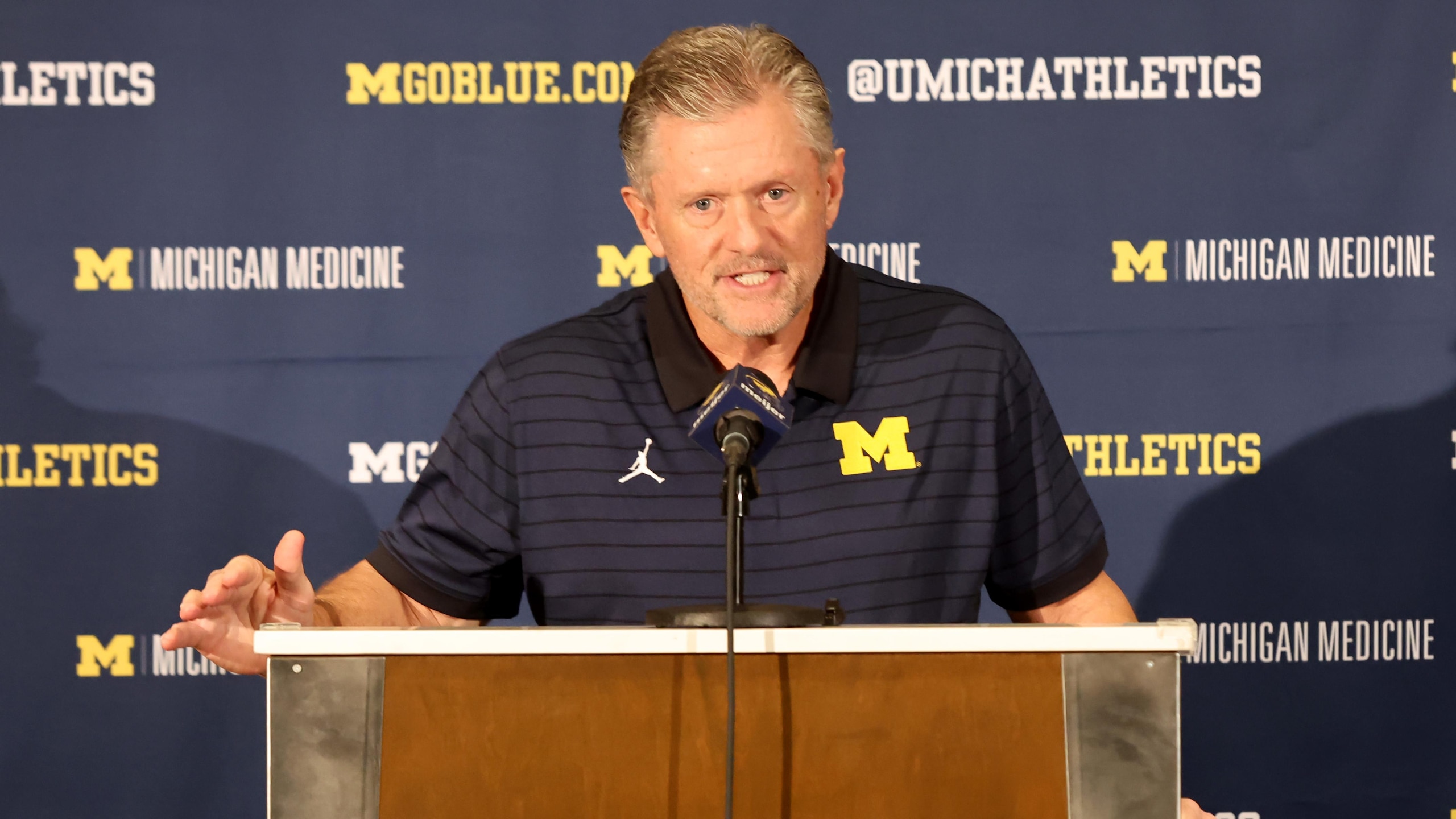 Michigan Football Hosts Press Conference Introducing New Head Coach Kyle Whittingham