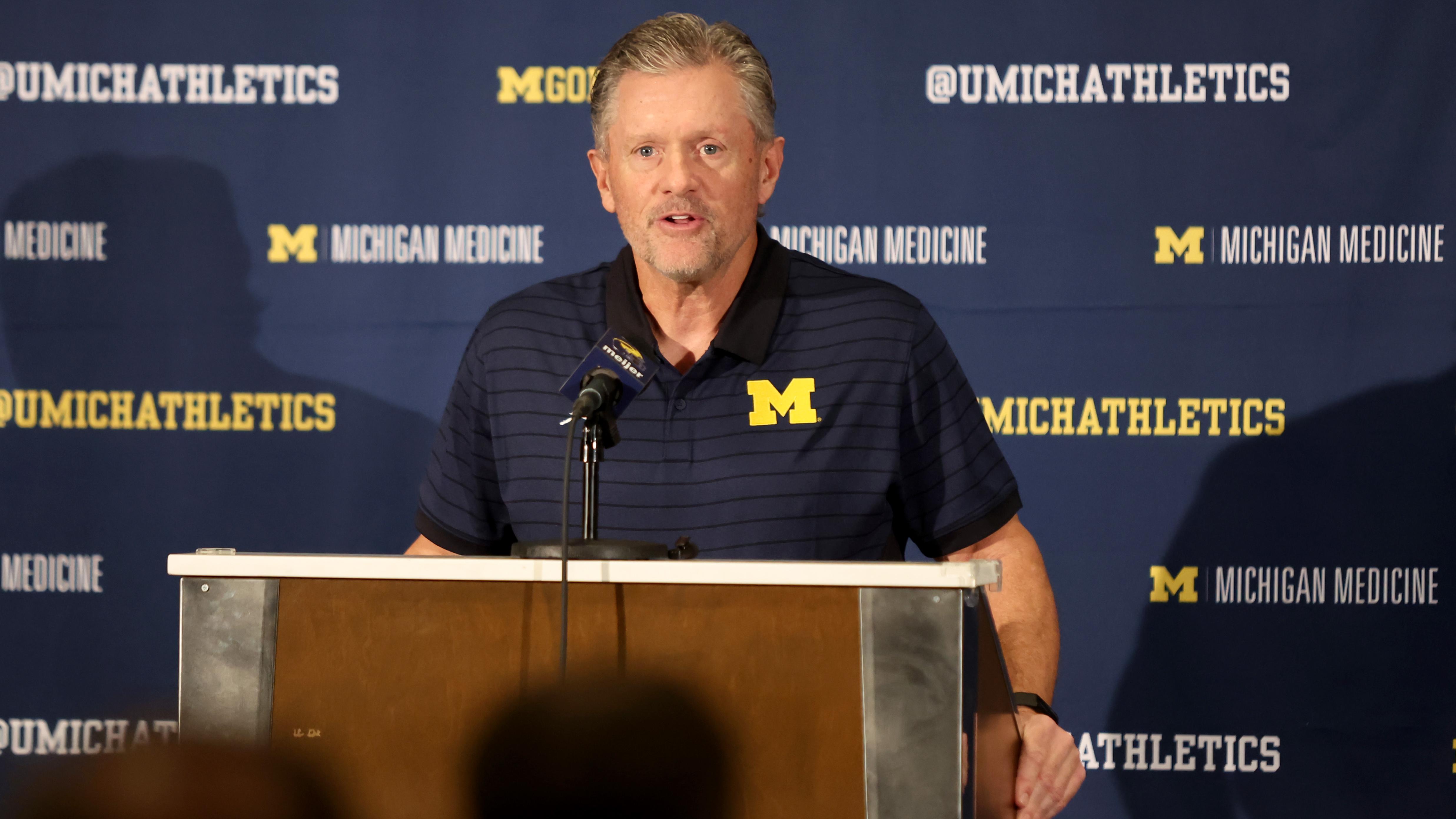 Michigan Football Hosts Press Conference Introducing New Head Coach Kyle Whittingham