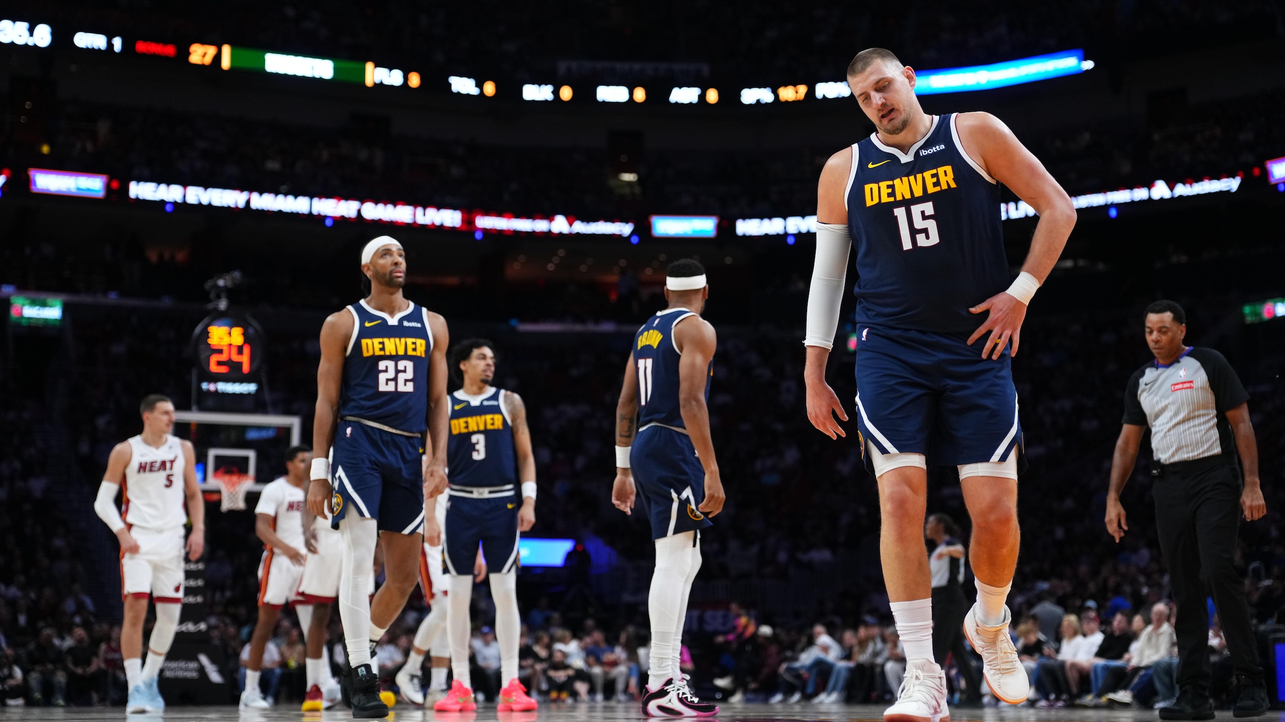 Denver Nuggets v Miami Heat