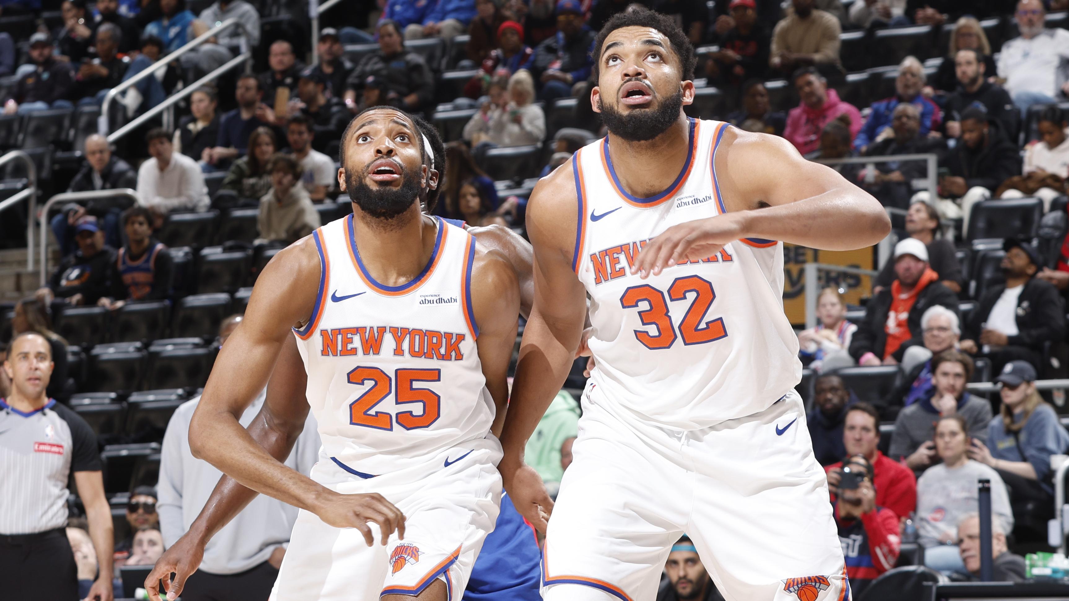 New York Knicks v Detroit Pistons