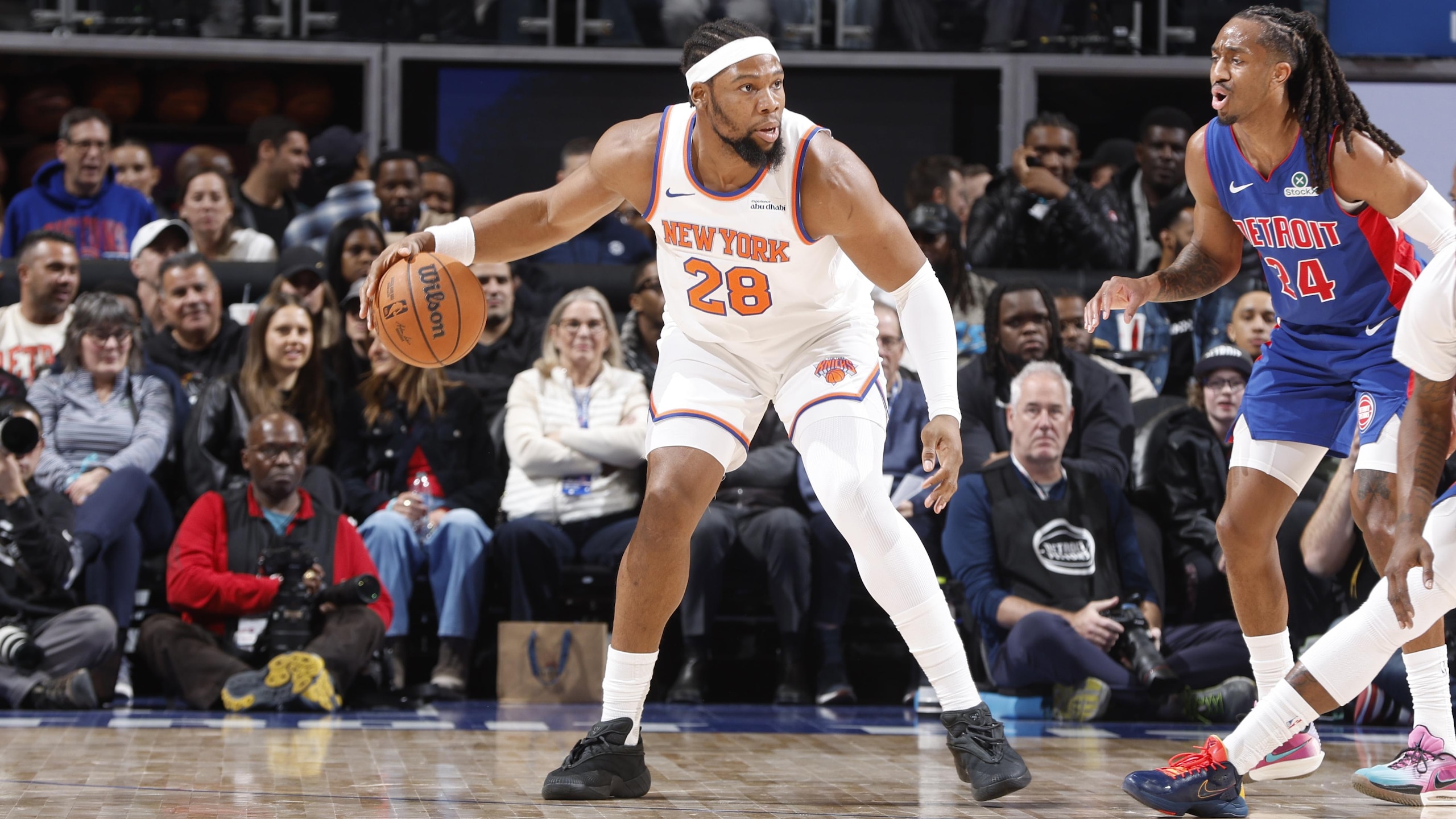 New York Knicks v Detroit Pistons