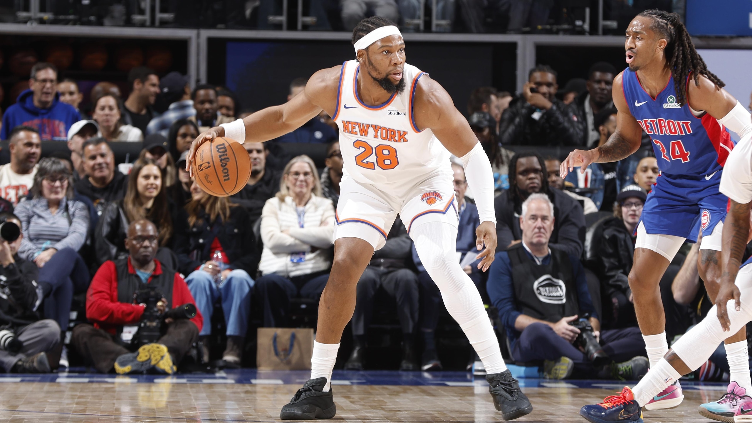 New York Knicks v Detroit Pistons