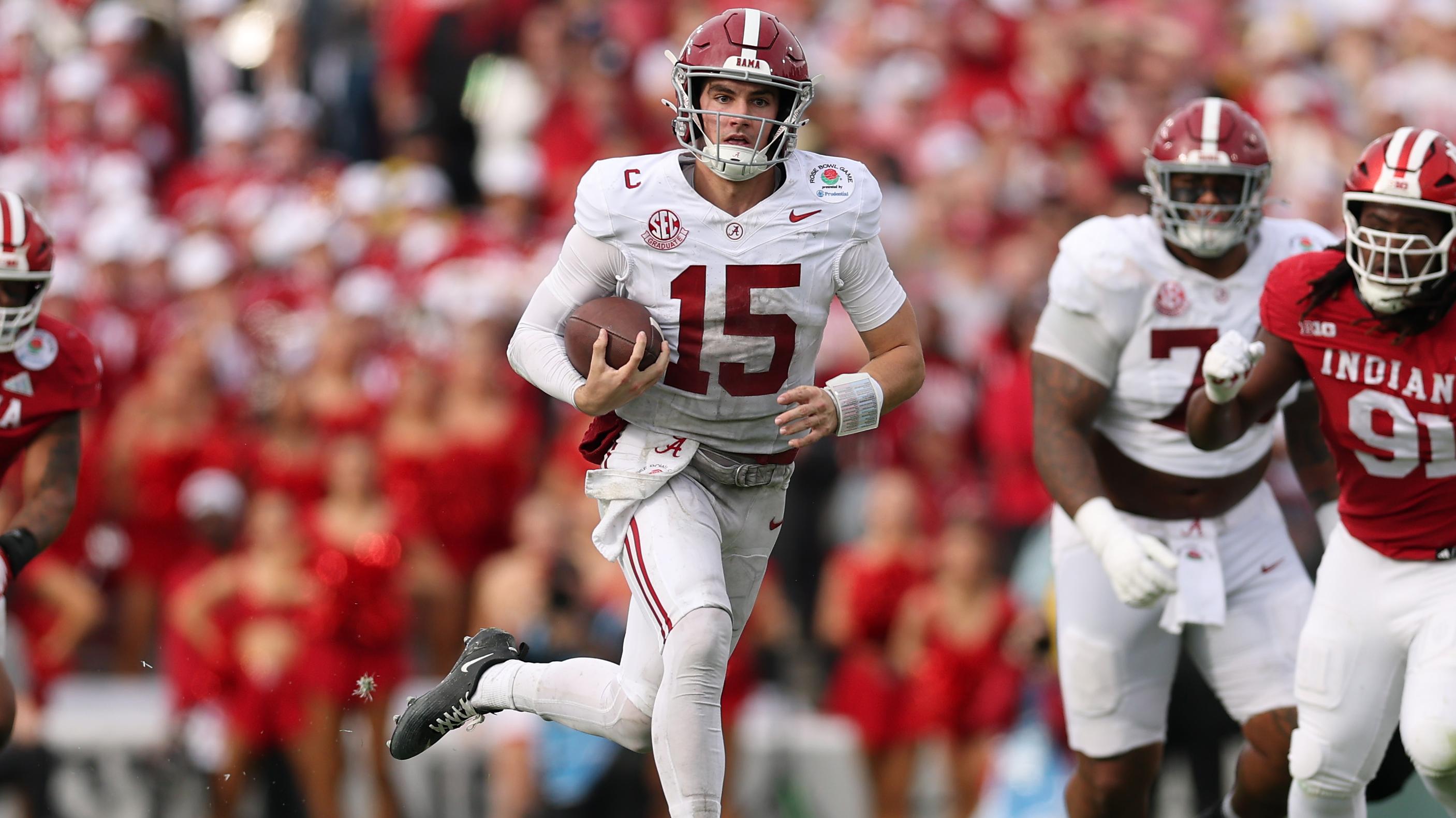 College Football Playoff Quarterfinal - Rose Bowl Presented by Prudential: Alabama v Indiana