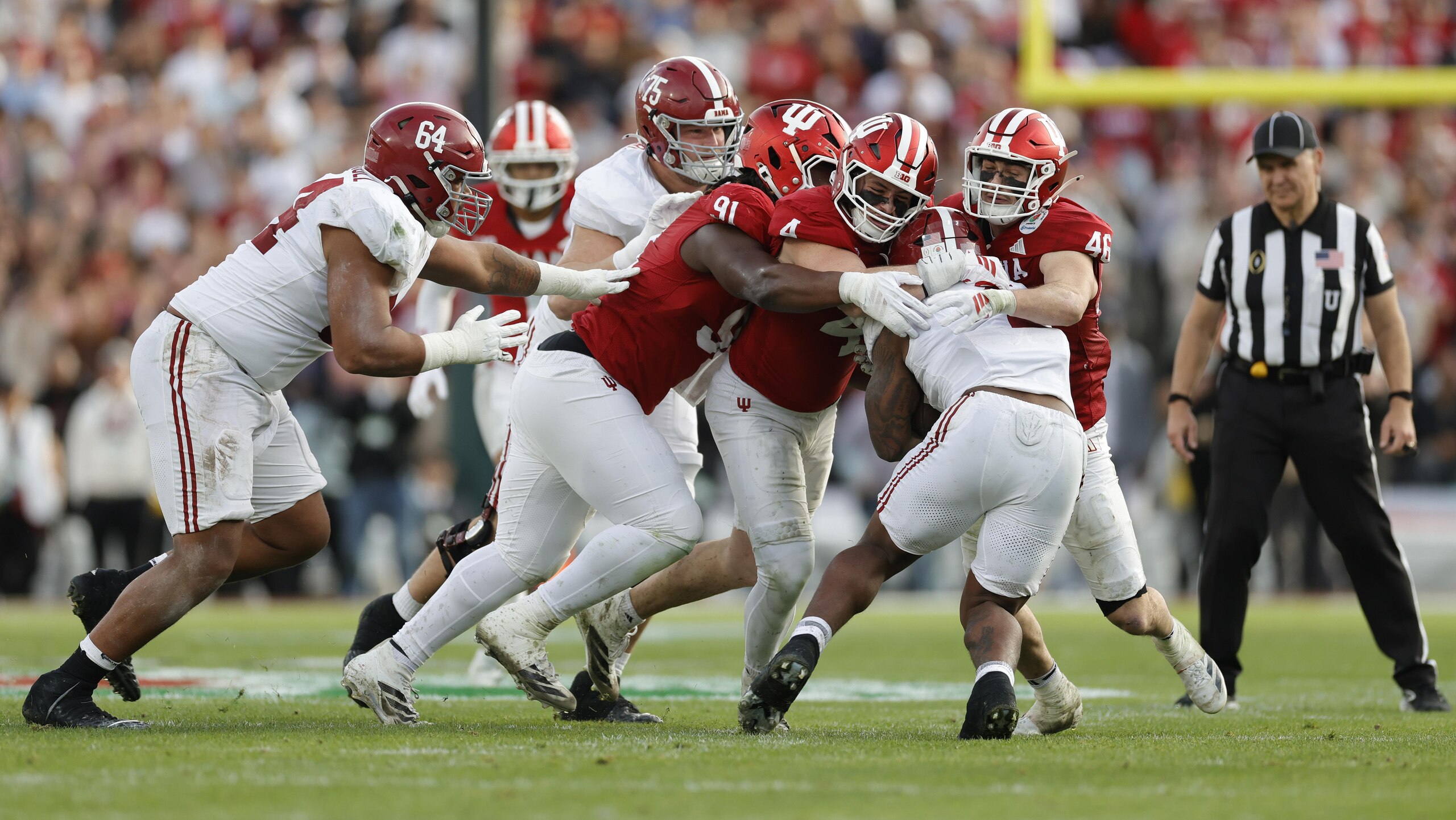 College Football Playoff Quarterfinal - Rose Bowl Presented by Prudential: Alabama v Indiana