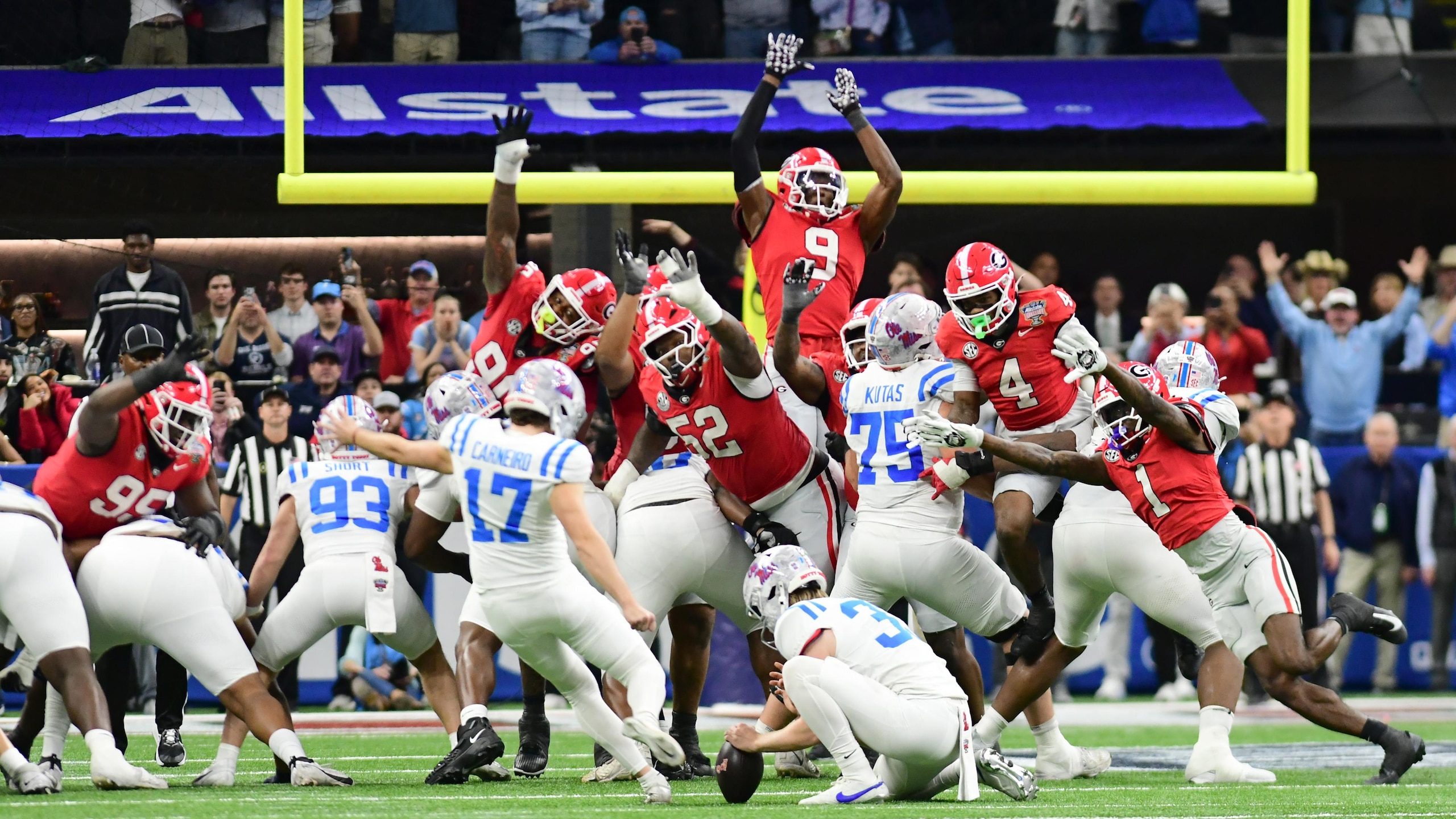 College Football Playoff Quarterfinal - Allstate Sugar Bowl: Ole Miss v Georgia