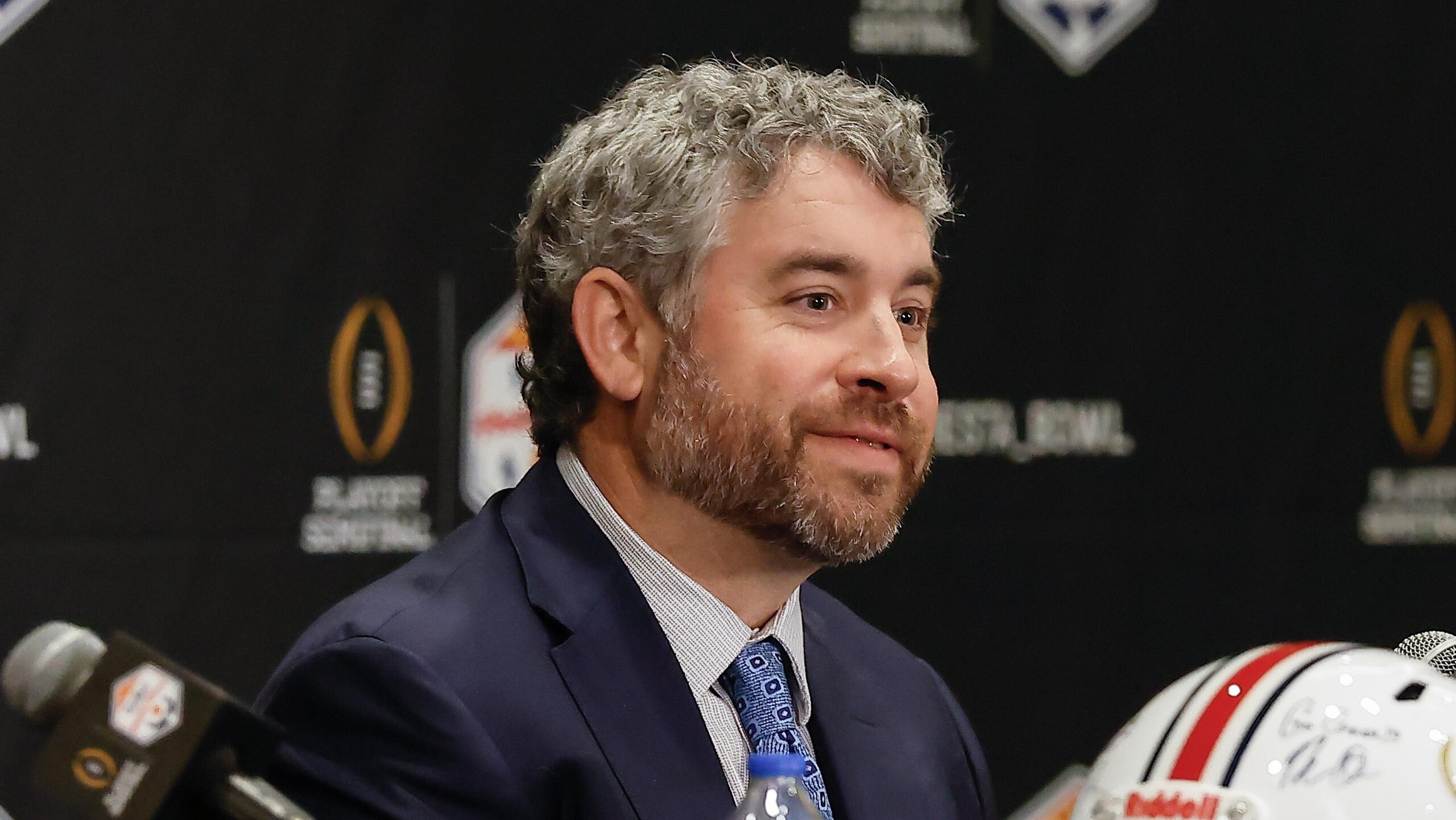 COLLEGE FOOTBALL: JAN 07 Coaches Press Conference for the College Football Playoff Semifinal at the Vrbo Fiesta Bowl Miami vs Ole Miss