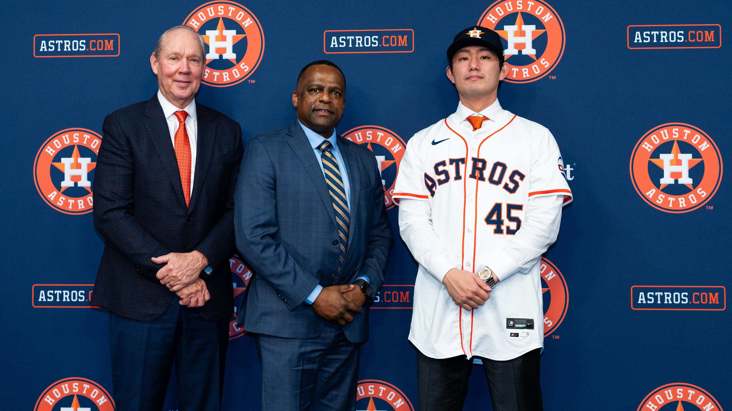 Houston Astros Introduce Tatsuya Imai