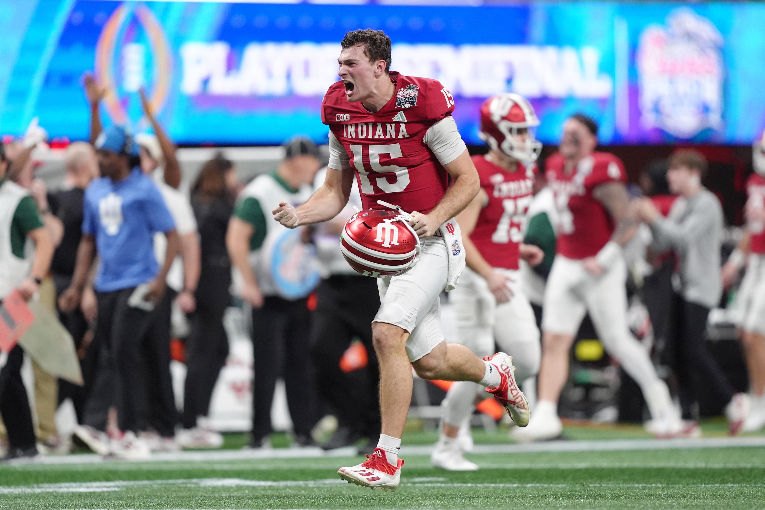 College Football Playoff Semifinal - Chick-fil-A Peach Bowl: Oregon v Indiana College Football Playoff Semifinal - Chick-fil-A Peach Bowl: Oregon v Indiana