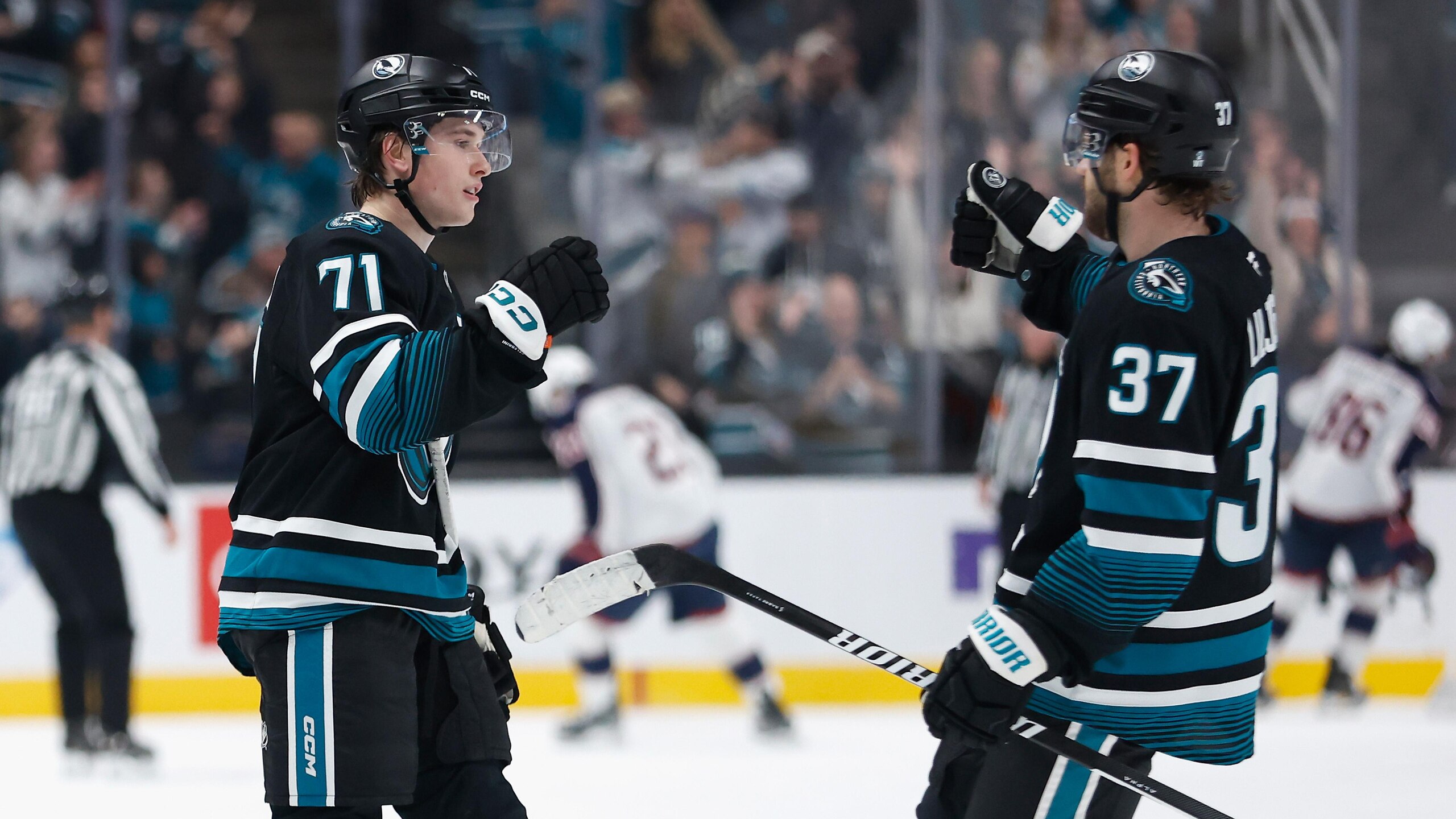 Columbus Blue Jackets v San Jose Sharks