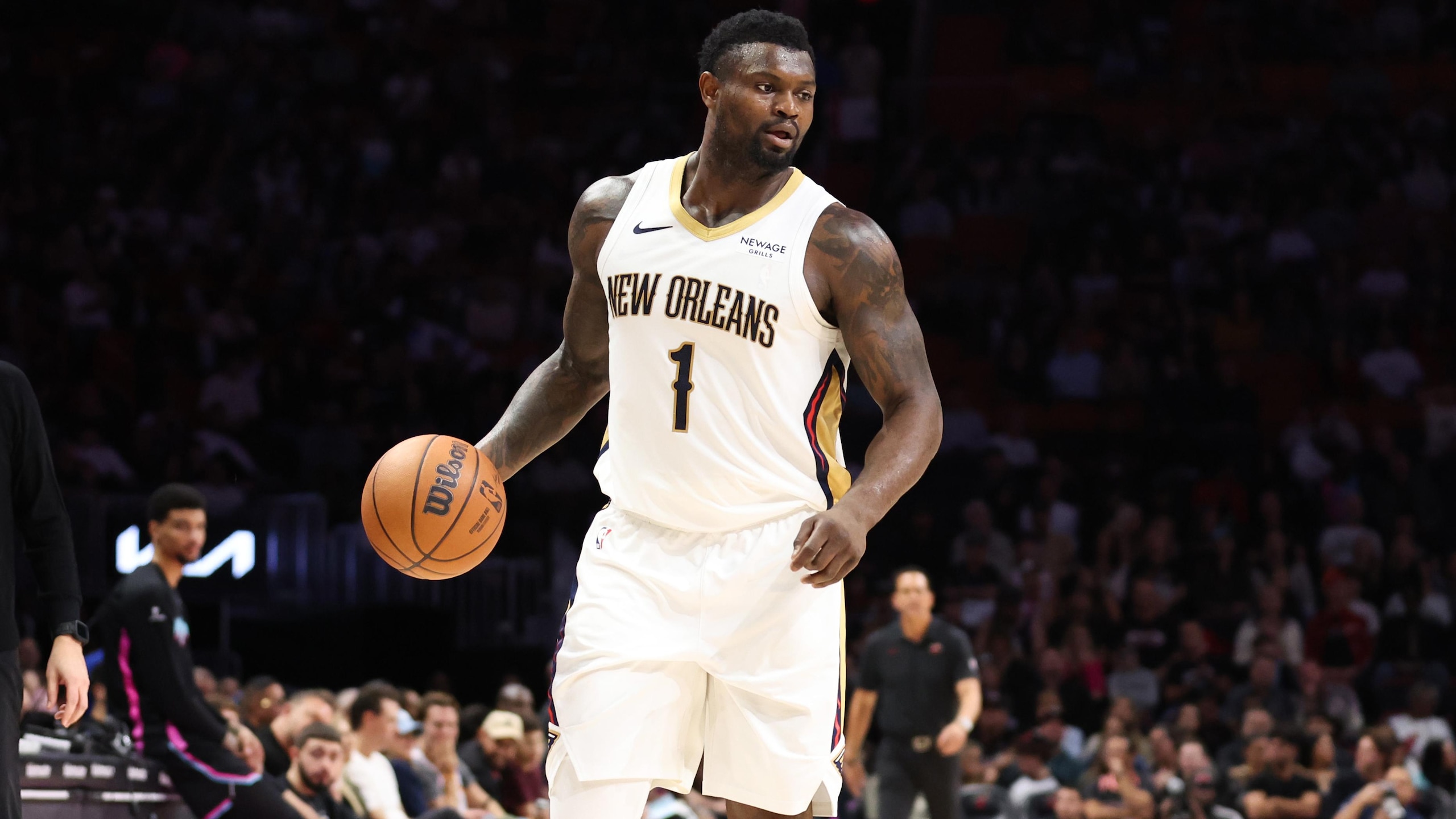 New Orleans Pelicans v Miami Heat