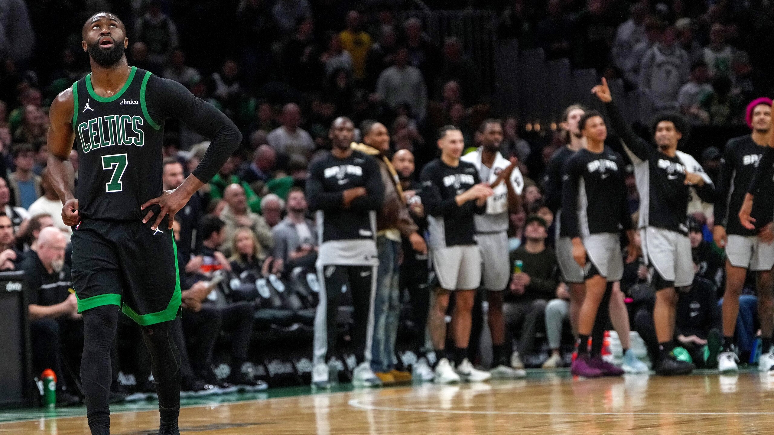 'Extremely frustrating, bro': Jaylen Brown rips referees in expletive-peppered tirade after Victor Wembanyama, Spurs eke past Celtics