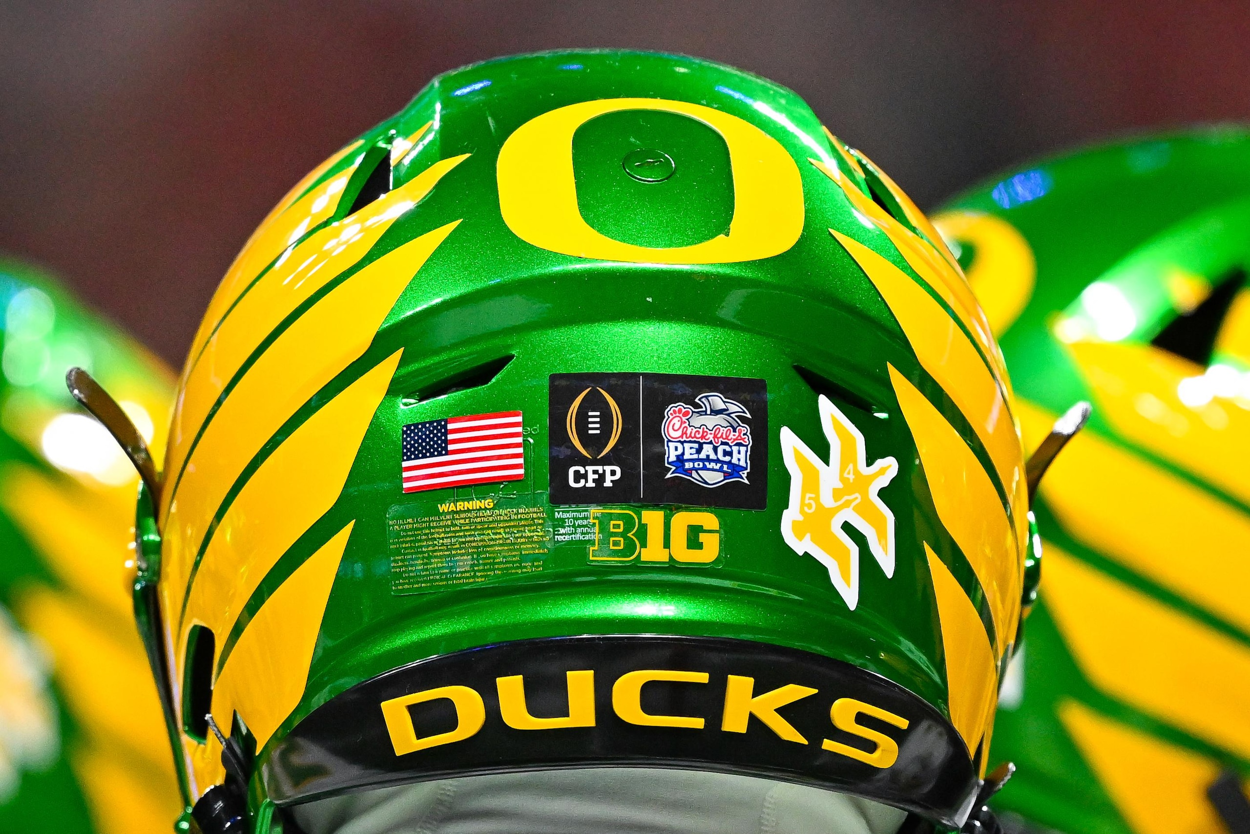 COLLEGE FOOTBALL: JAN 09 College Football Playoff Semifinal at the Chick-fil-A Peach Bowl Indiana vs Oregon COLLEGE FOOTBALL: JAN 09 College Football Playoff Semifinal at the Chick-fil-A Peach Bowl Indiana vs Oregon
