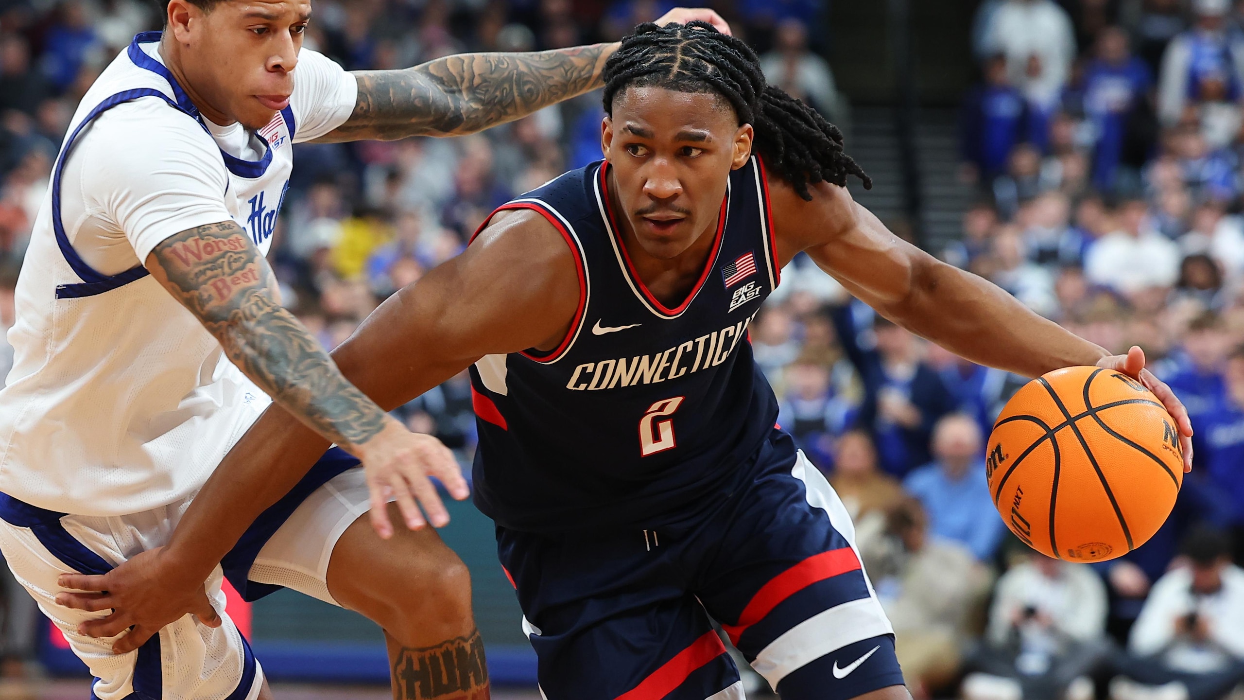 COLLEGE BASKETBALL: JAN 13 UConn at Seton Hall