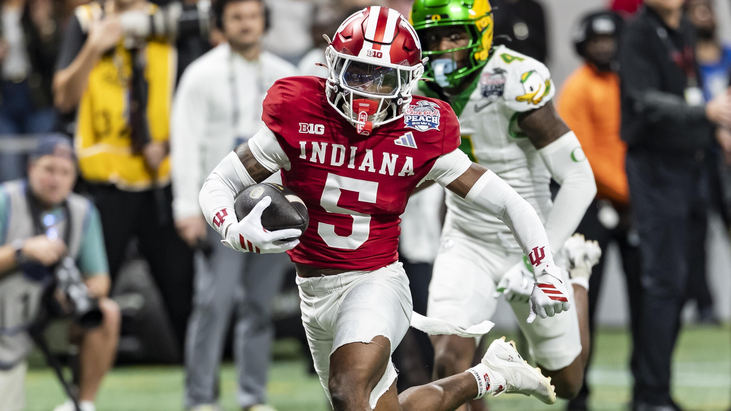 College Football Playoff Semifinal - Chick-fil-A Peach Bowl: Oregon v Indiana