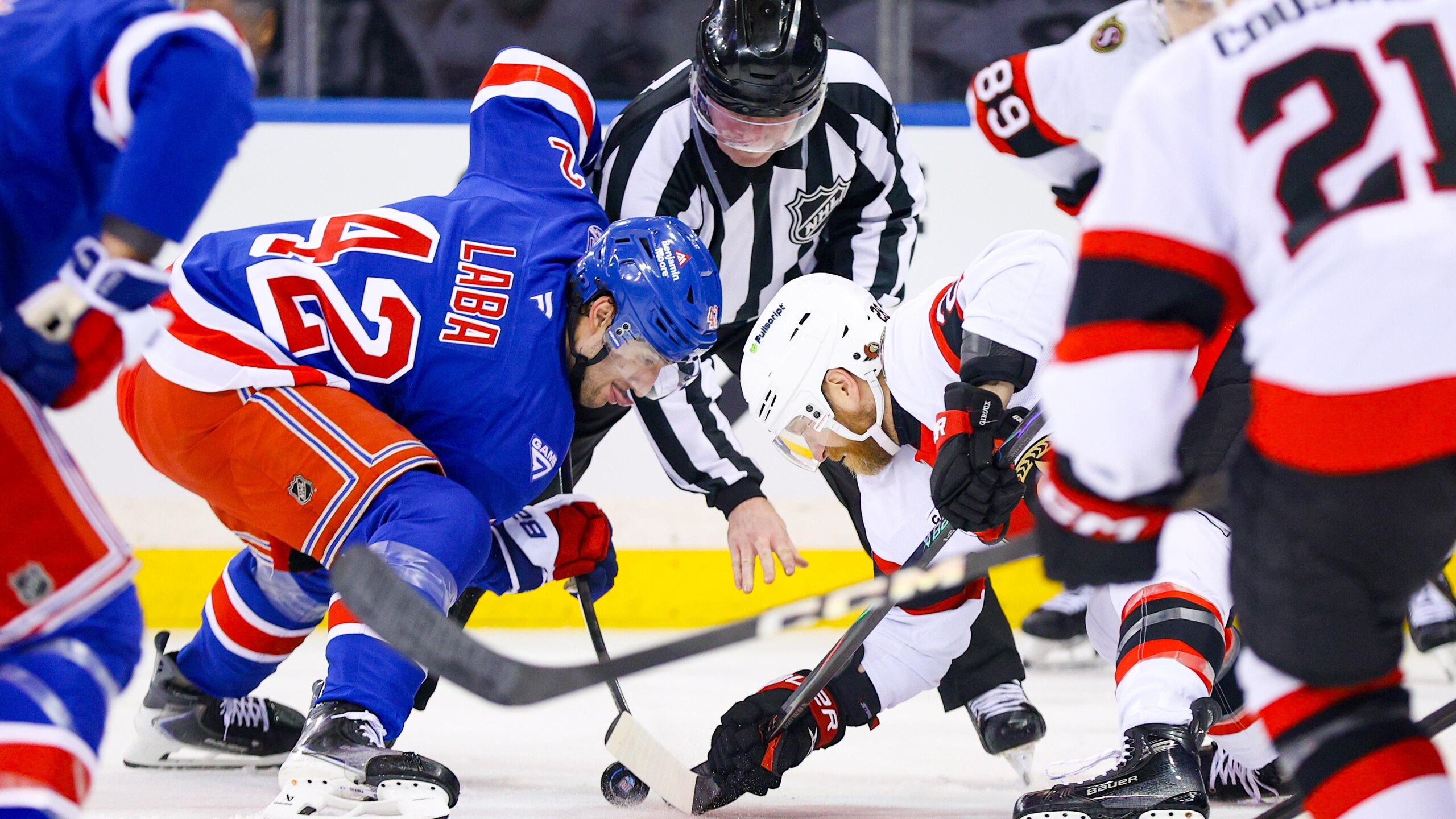 NHL: JAN 14 Senators at Rangers