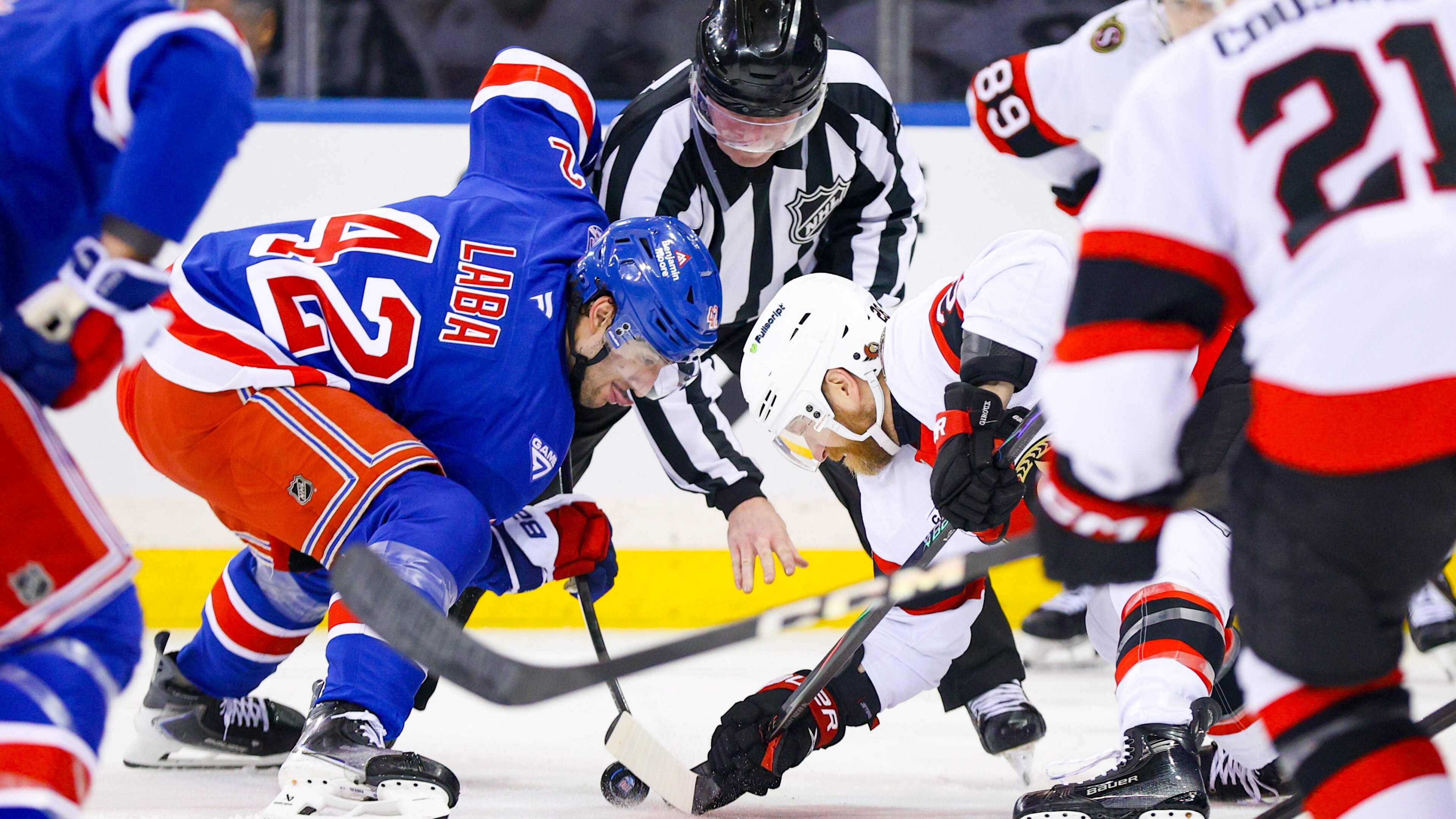 NHL: JAN 14 Senators at Rangers