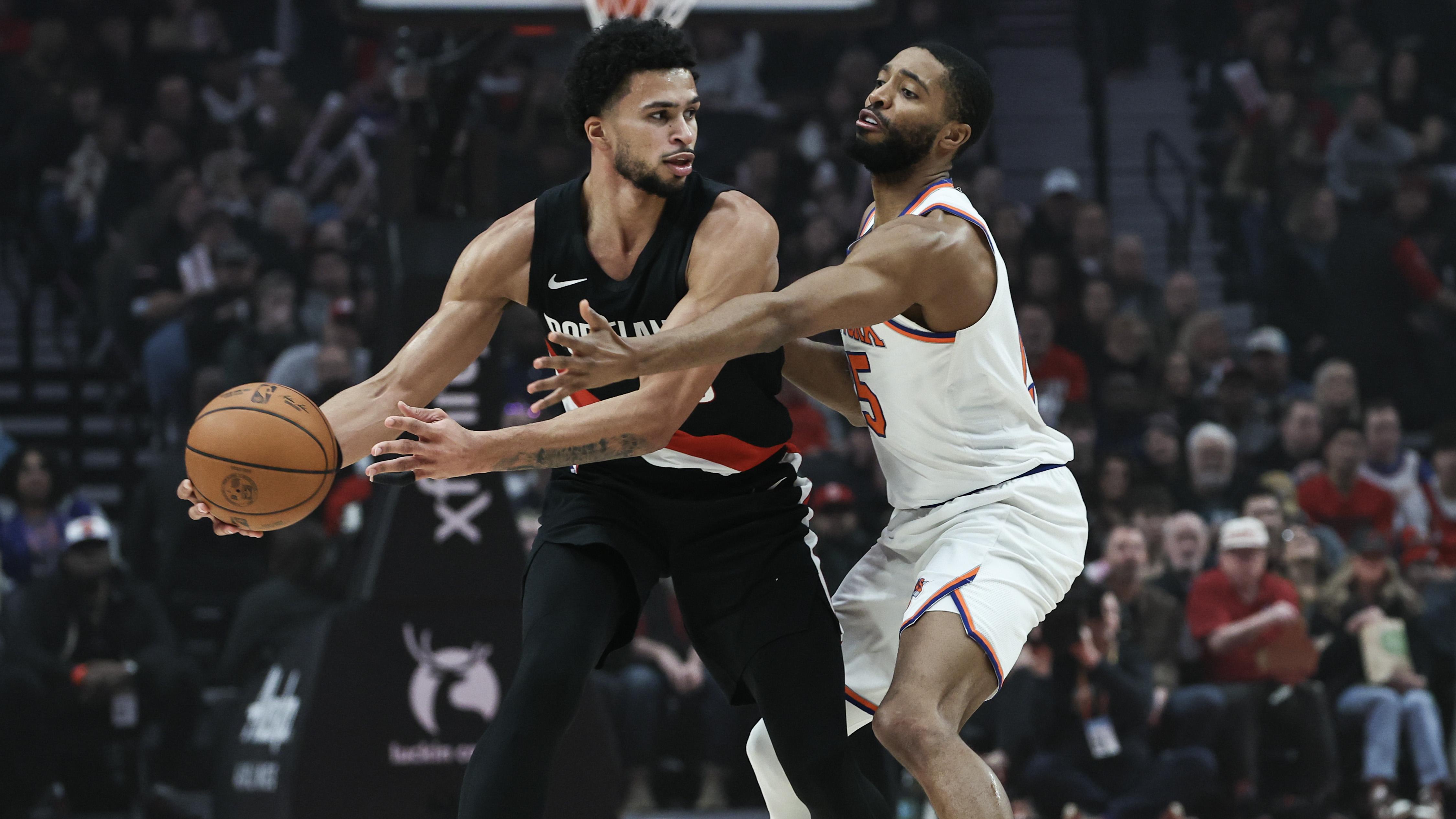 New York Knicks v Portland Trail Blazers