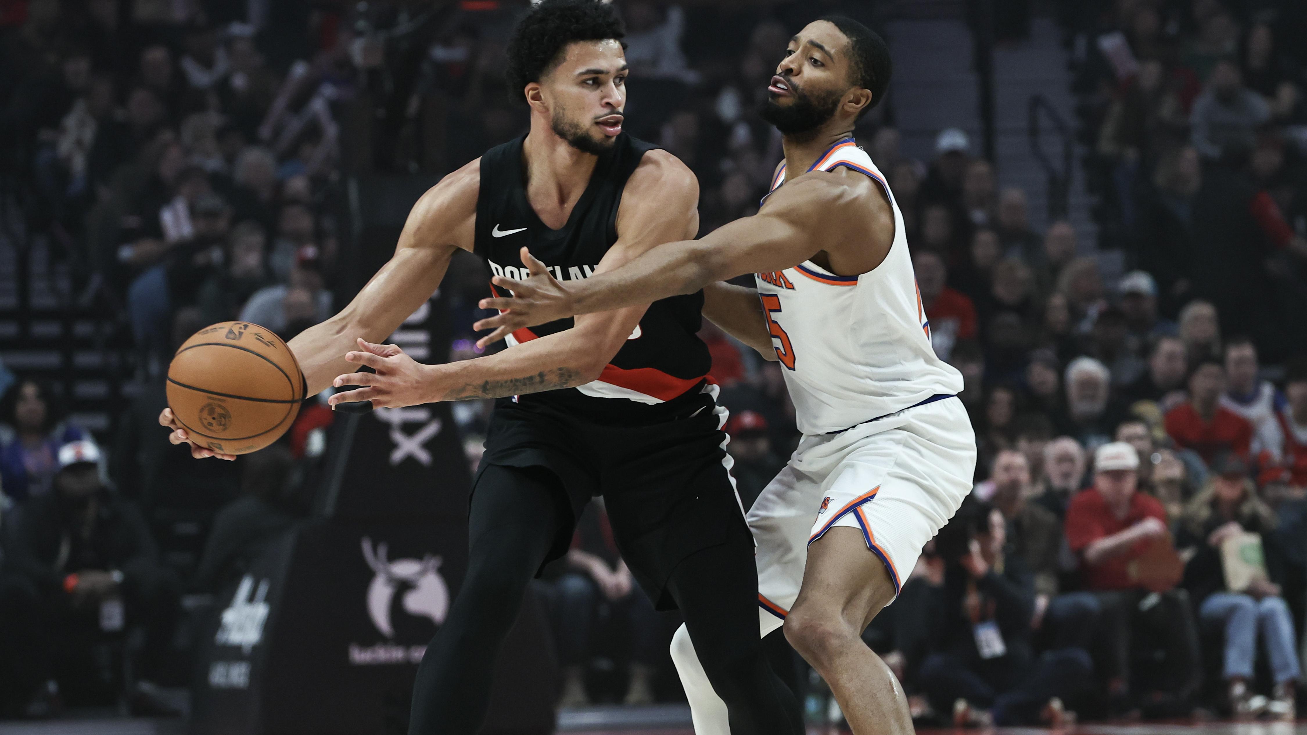 New York Knicks v Portland Trail Blazers