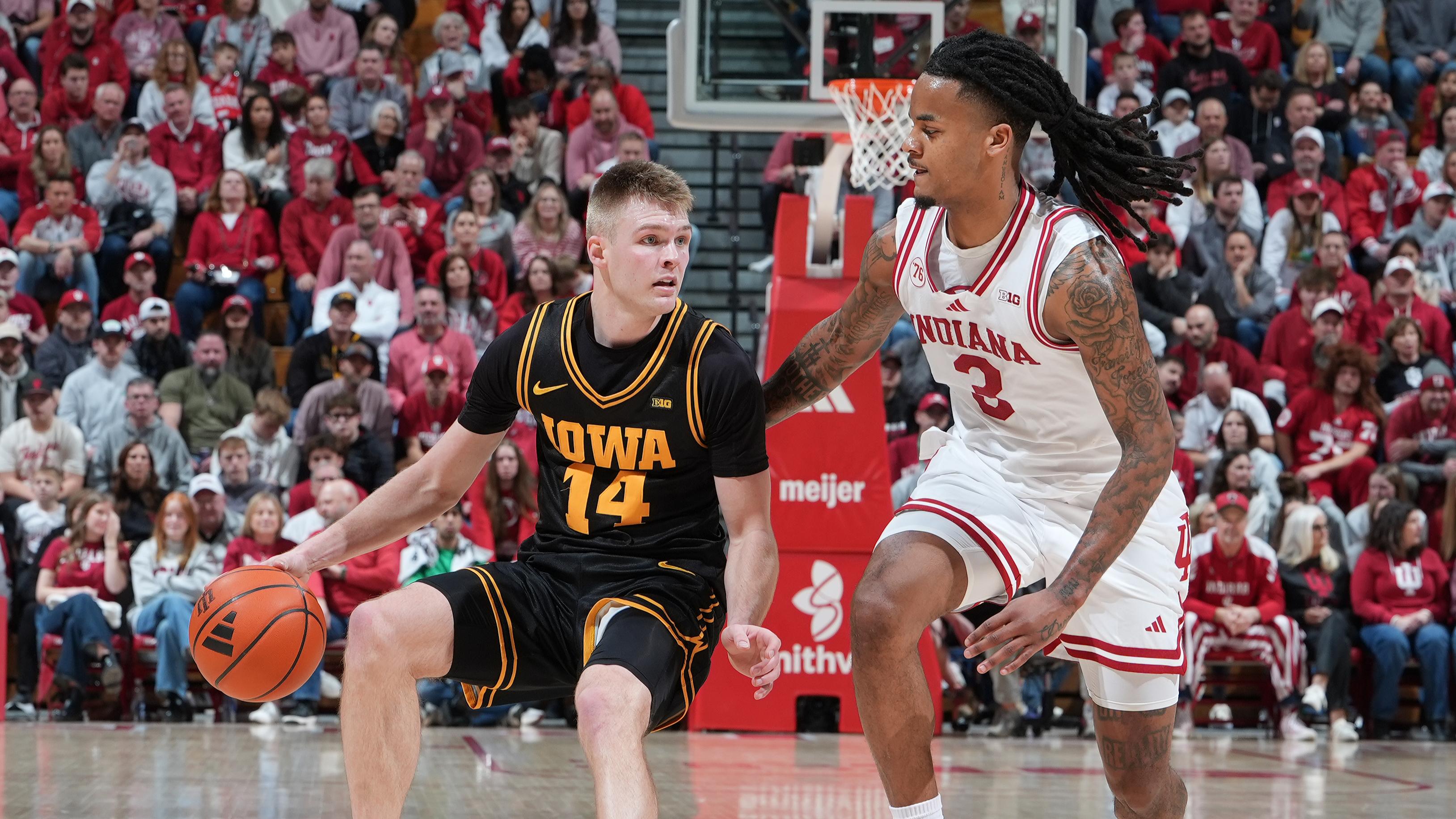 COLLEGE BASKETBALL: JAN 17 Iowa at Indiana