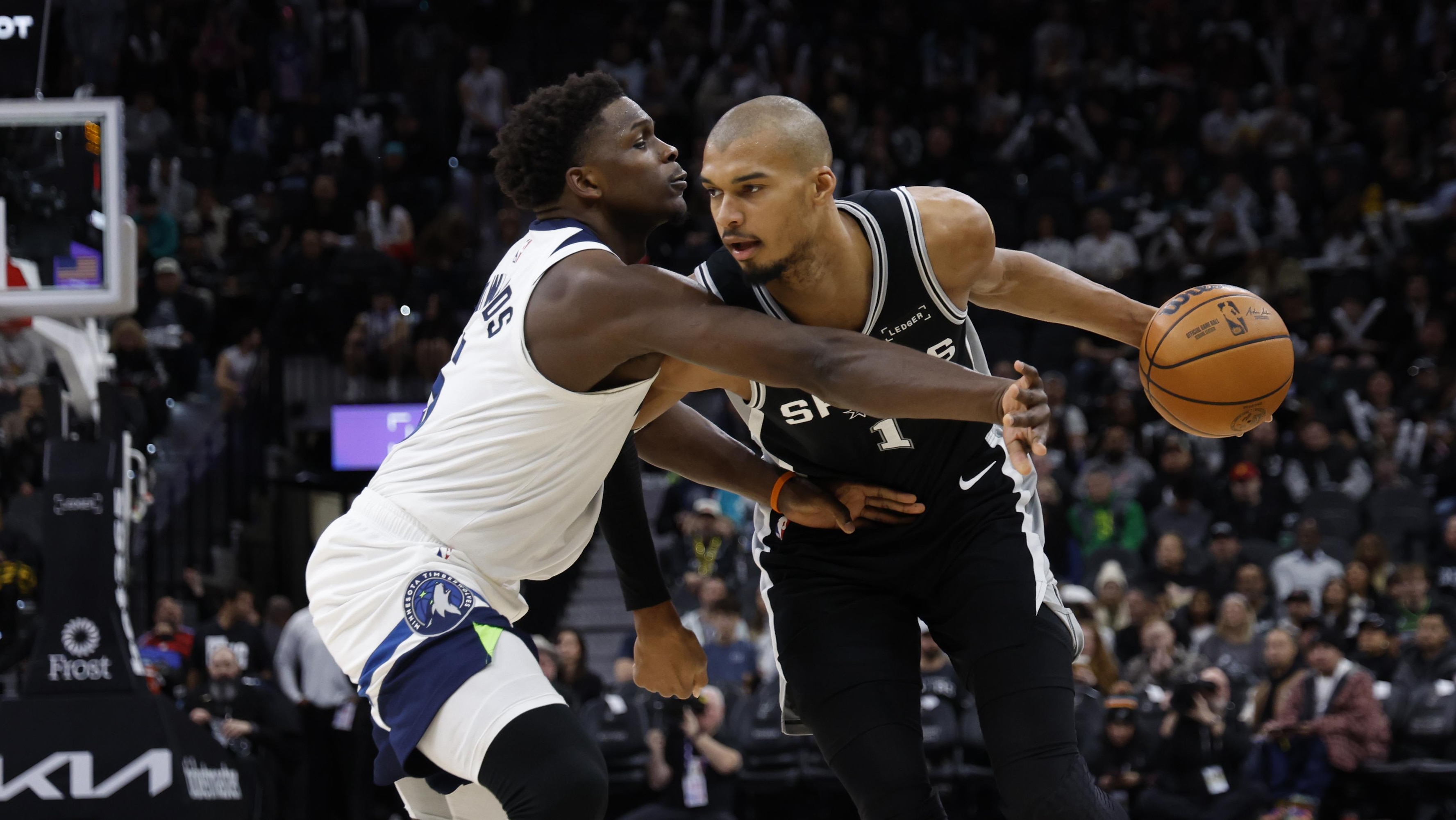 Anthony Edwards-Victor Wembanyama Duel Excites NBA Fans as Spurs Win Thriller vs. T-Wolves - Bleacher Report